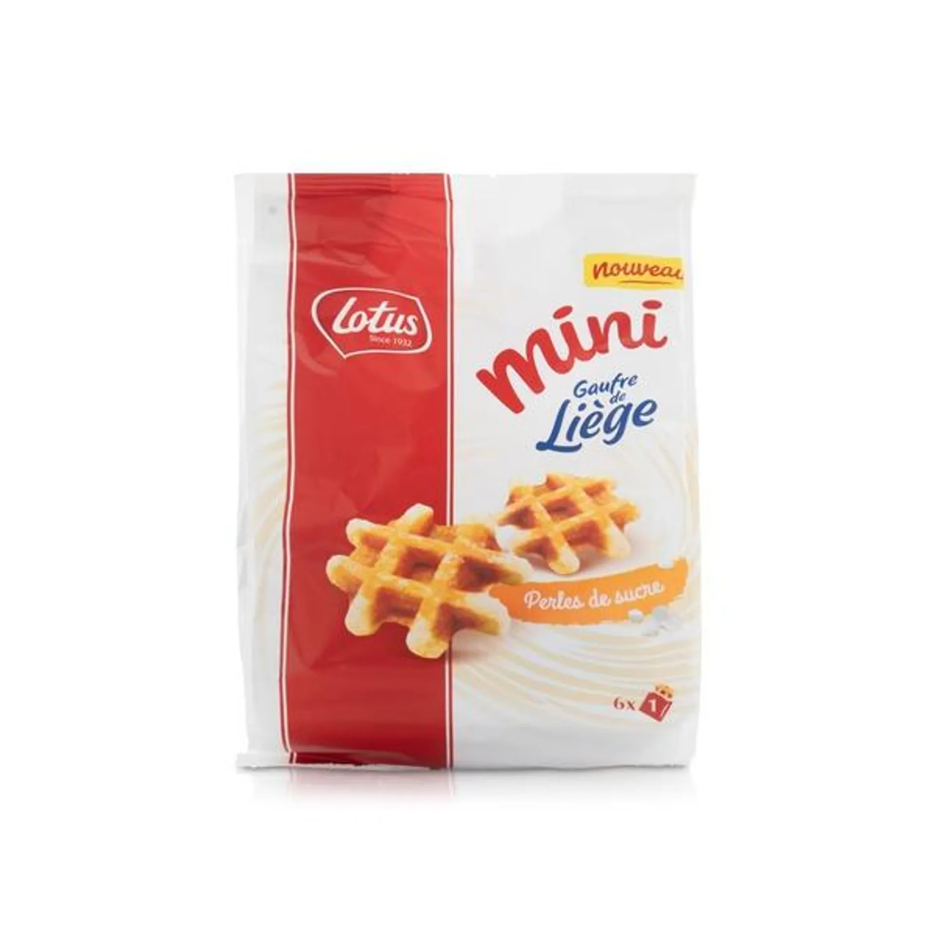 Lotus mini Liege waffles 6 pack 171g