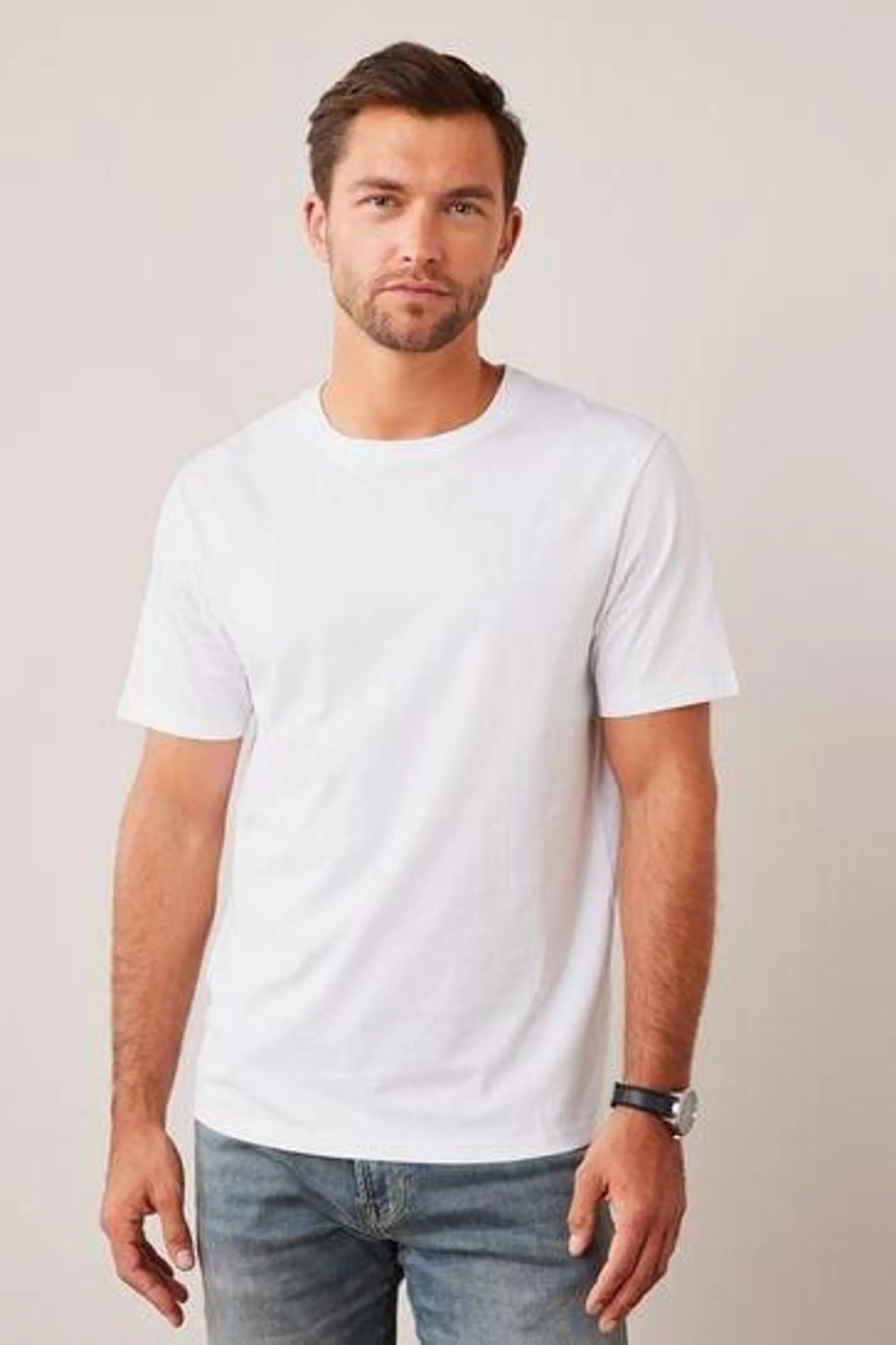 Essential 100% Cotton Crew Neck T-Shirt