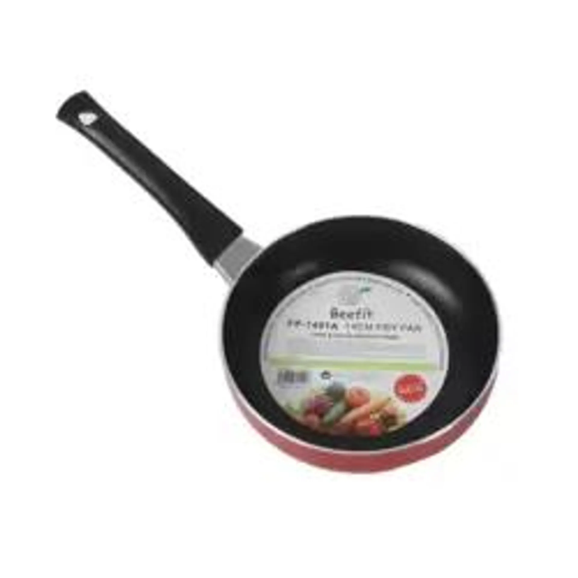 Beefit Non Stick Red Mini Fry Pan For Easy Frying With Ergonomic Handle- 14cm