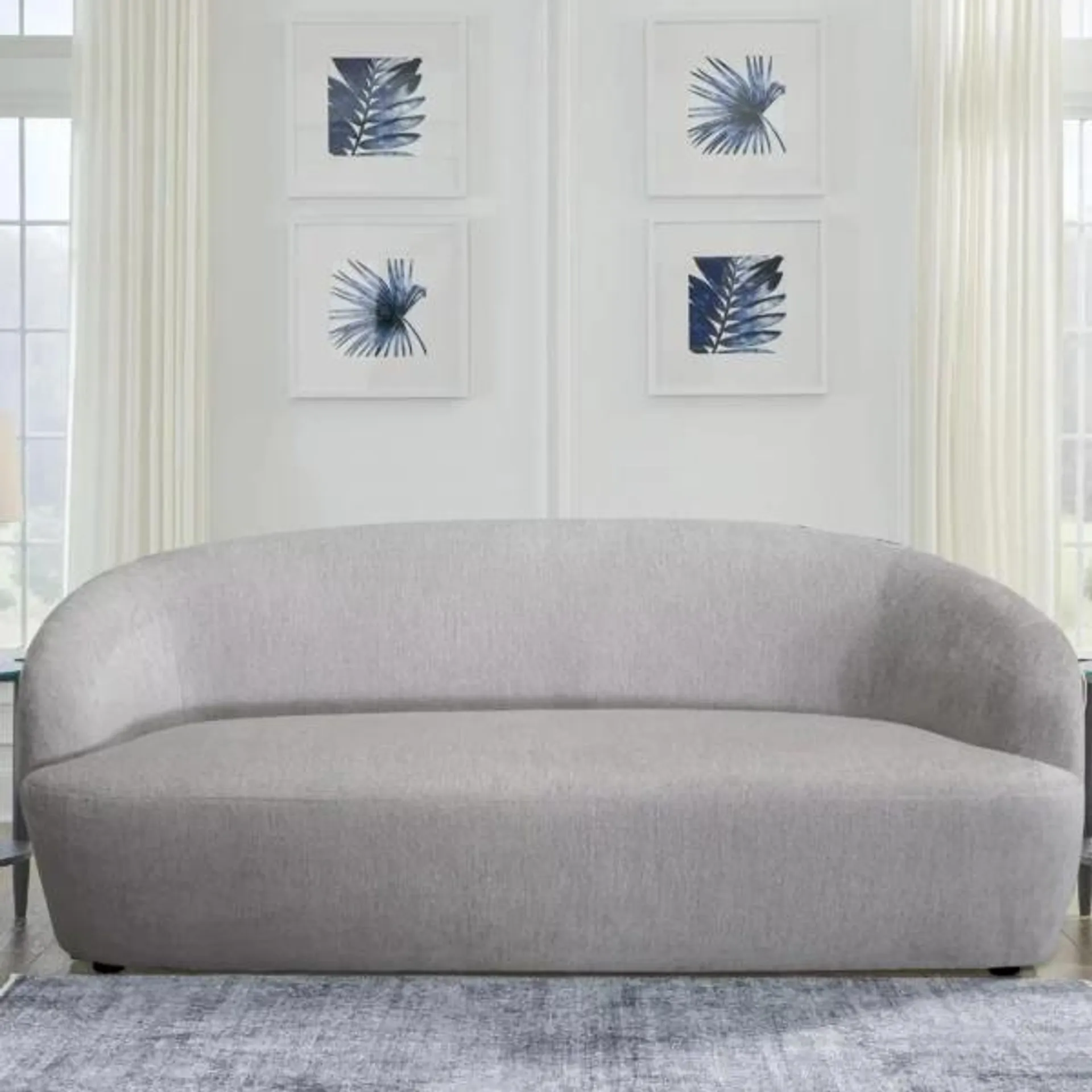 Polina 3 Seater Sofa – Light Grey