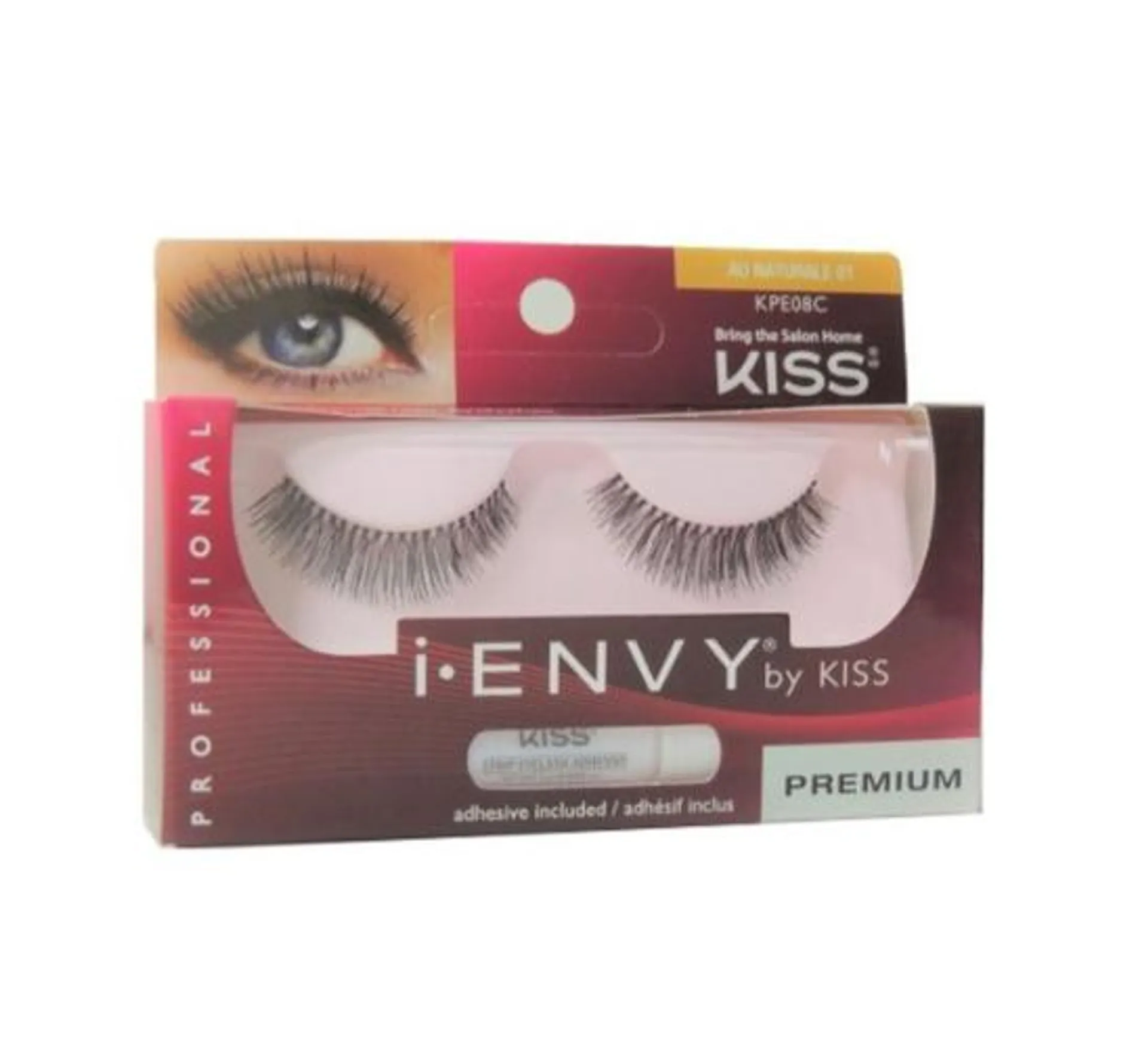 KISS I.Envy Eyelashes Au Natural KPE08C, 1 Pair