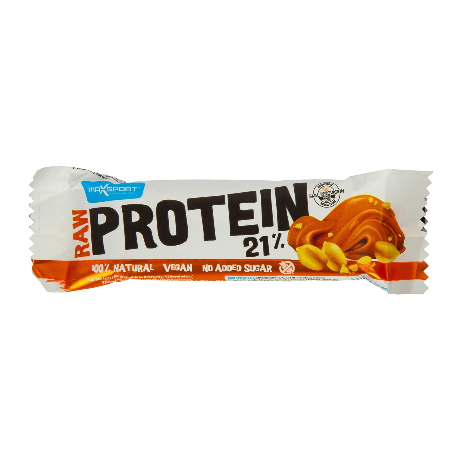 Max Sport No Added Sugar Raw Protein 21% 50 g