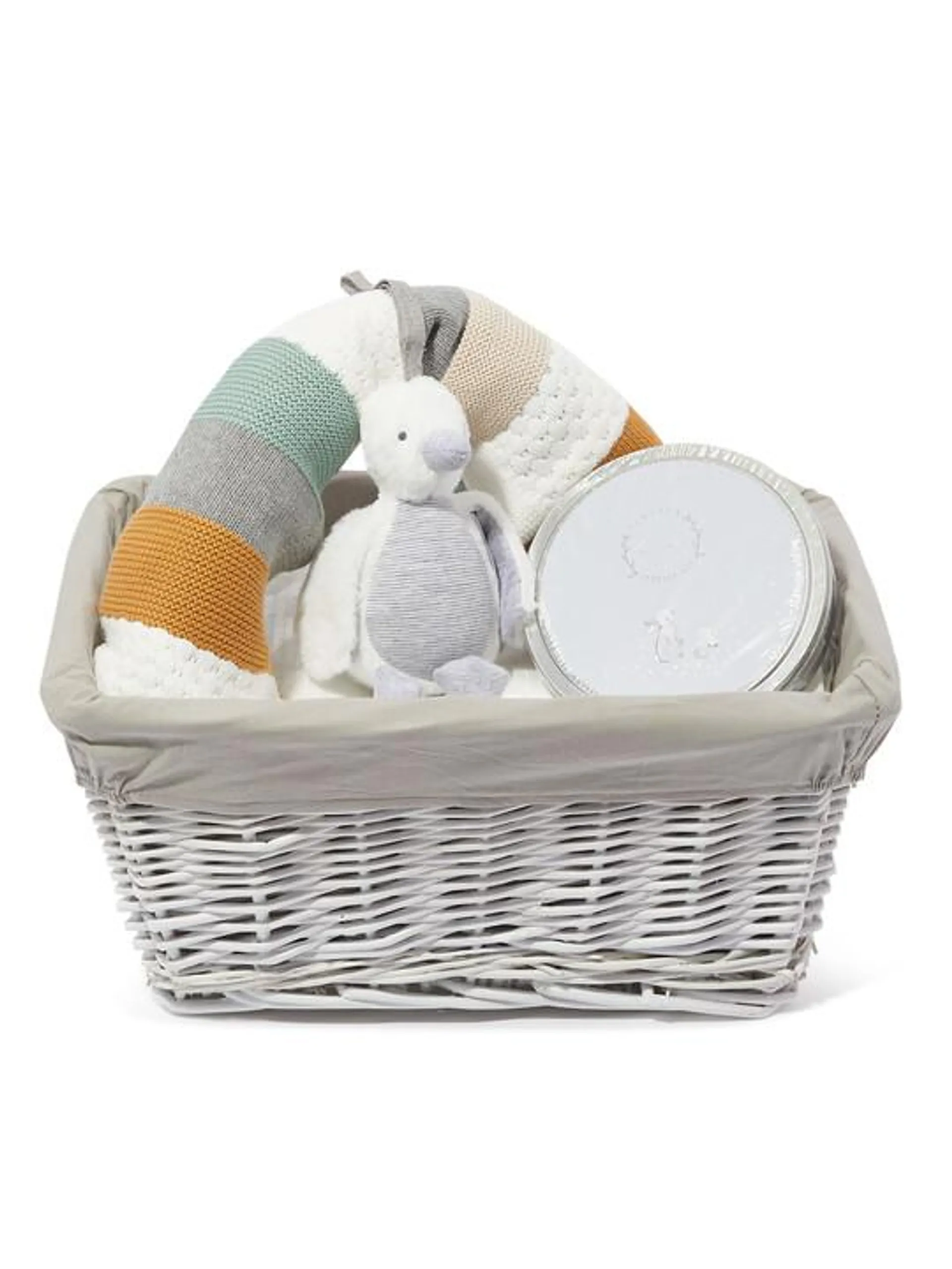 Baby Gift Hamper – 3 Piece with Activity Toy Chime Duck Grey