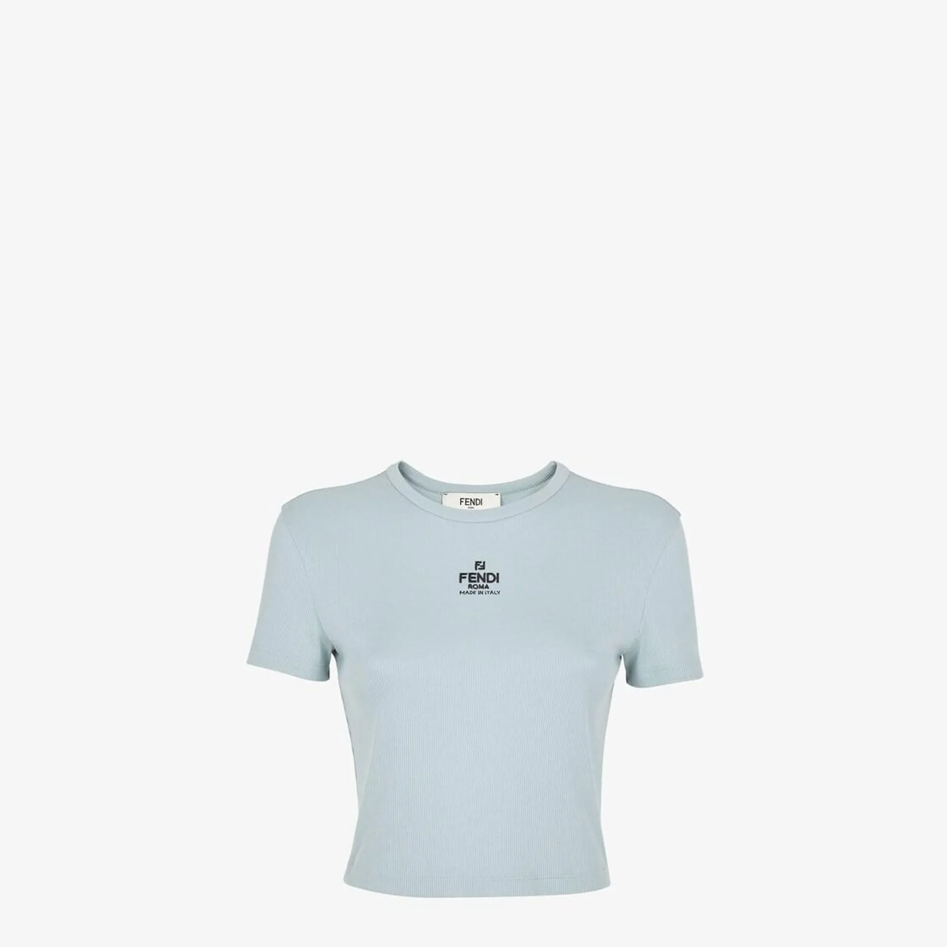 Light blue cotton jumper