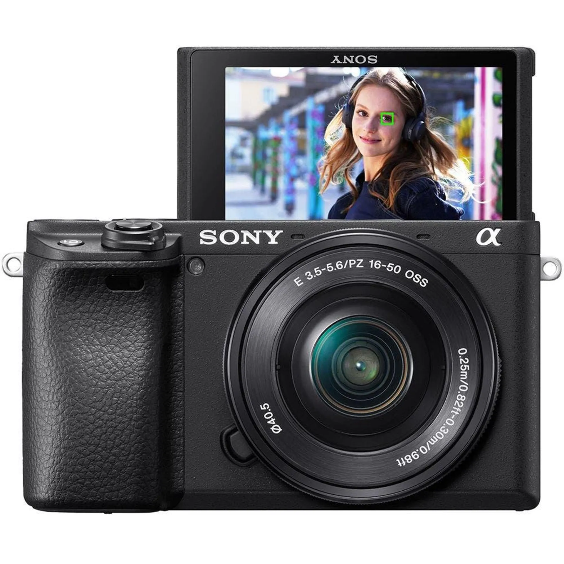 Sony a6400 Mirrorless Camera with 16-50mm Lens, Black