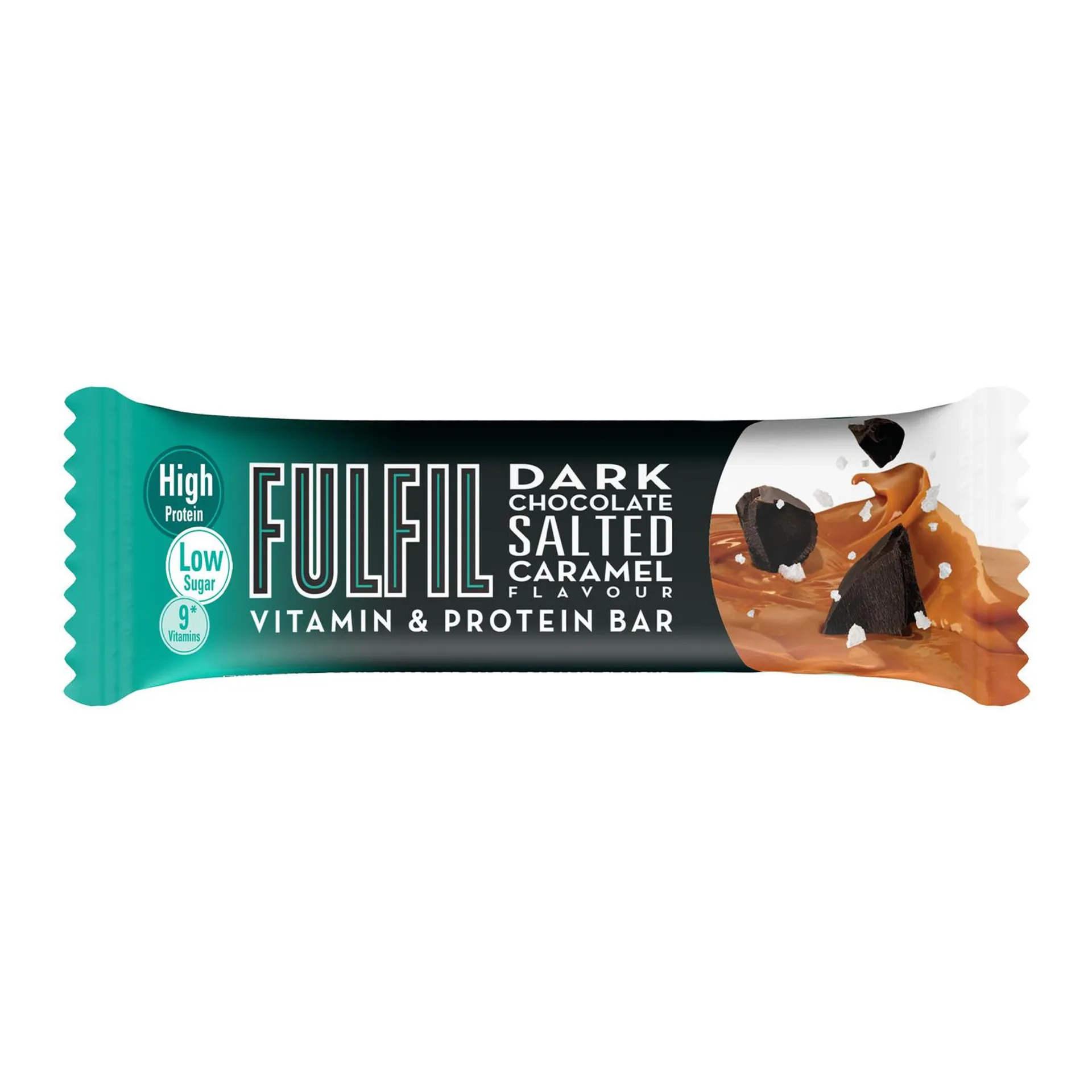 Fulfil Vitamin & Protein Bar Dark Chocolate Salted Caramel Flavour 55 g