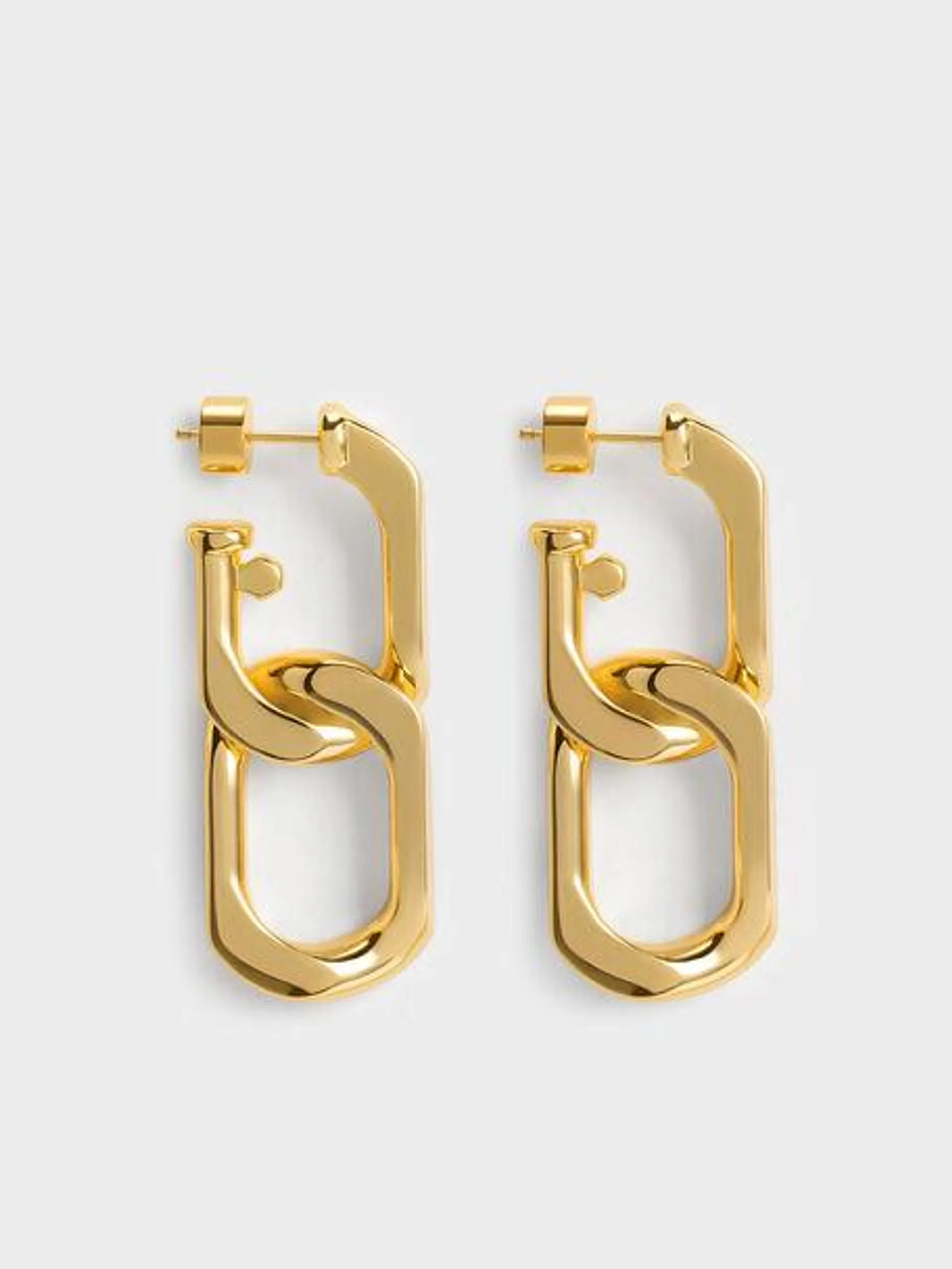 Gabine Chain-Link Drop Earrings