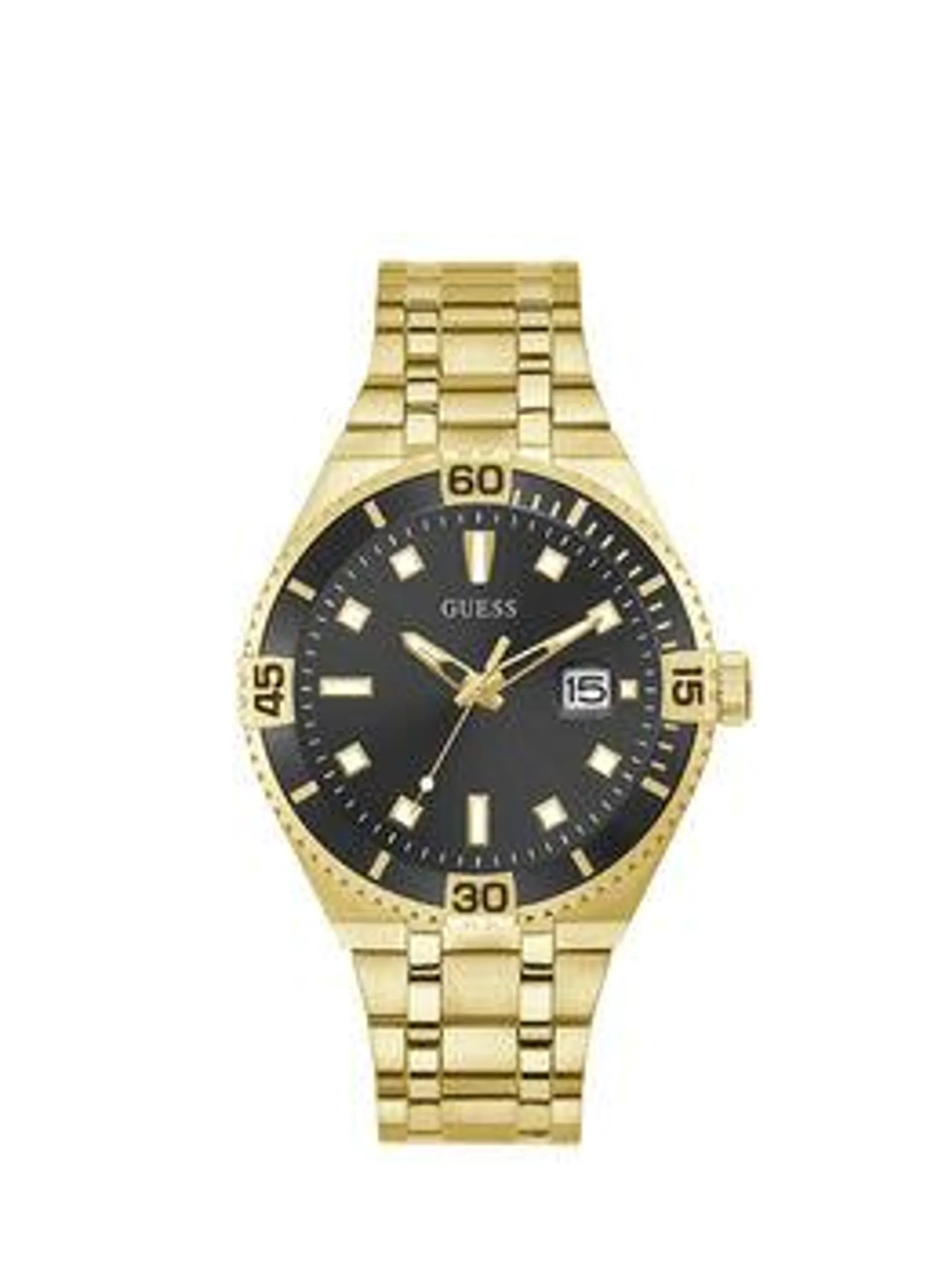 Gold And Black Sport Watch