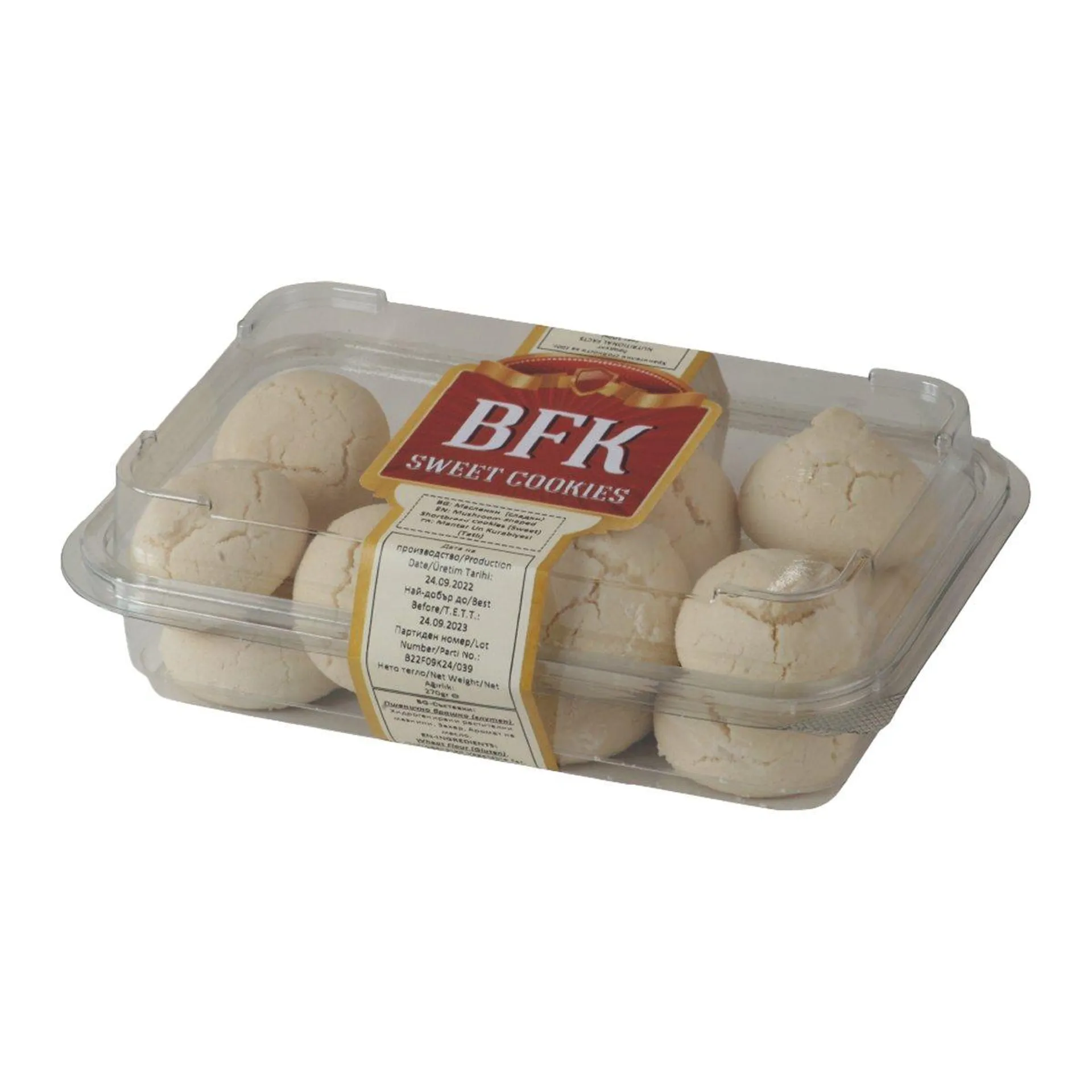 BFK Mushroom Shaped Sweet Cookies 270 g