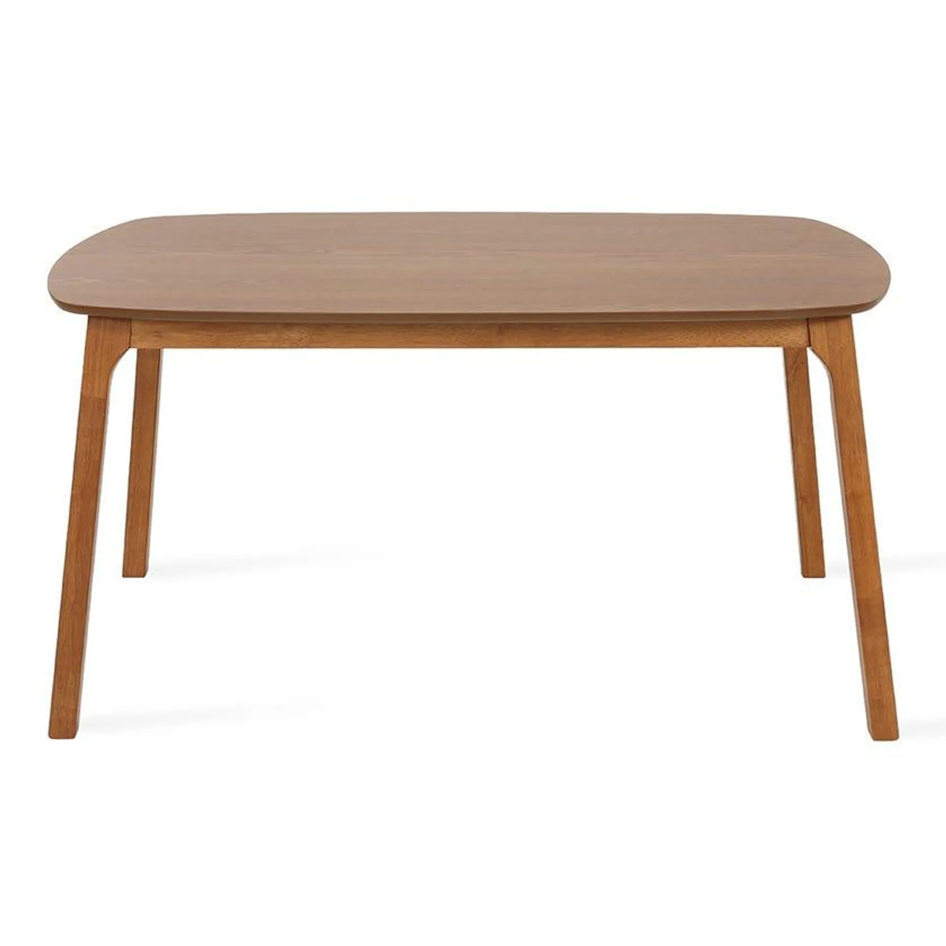 Nataria 4-Seater Dining Table, Natural Walnut