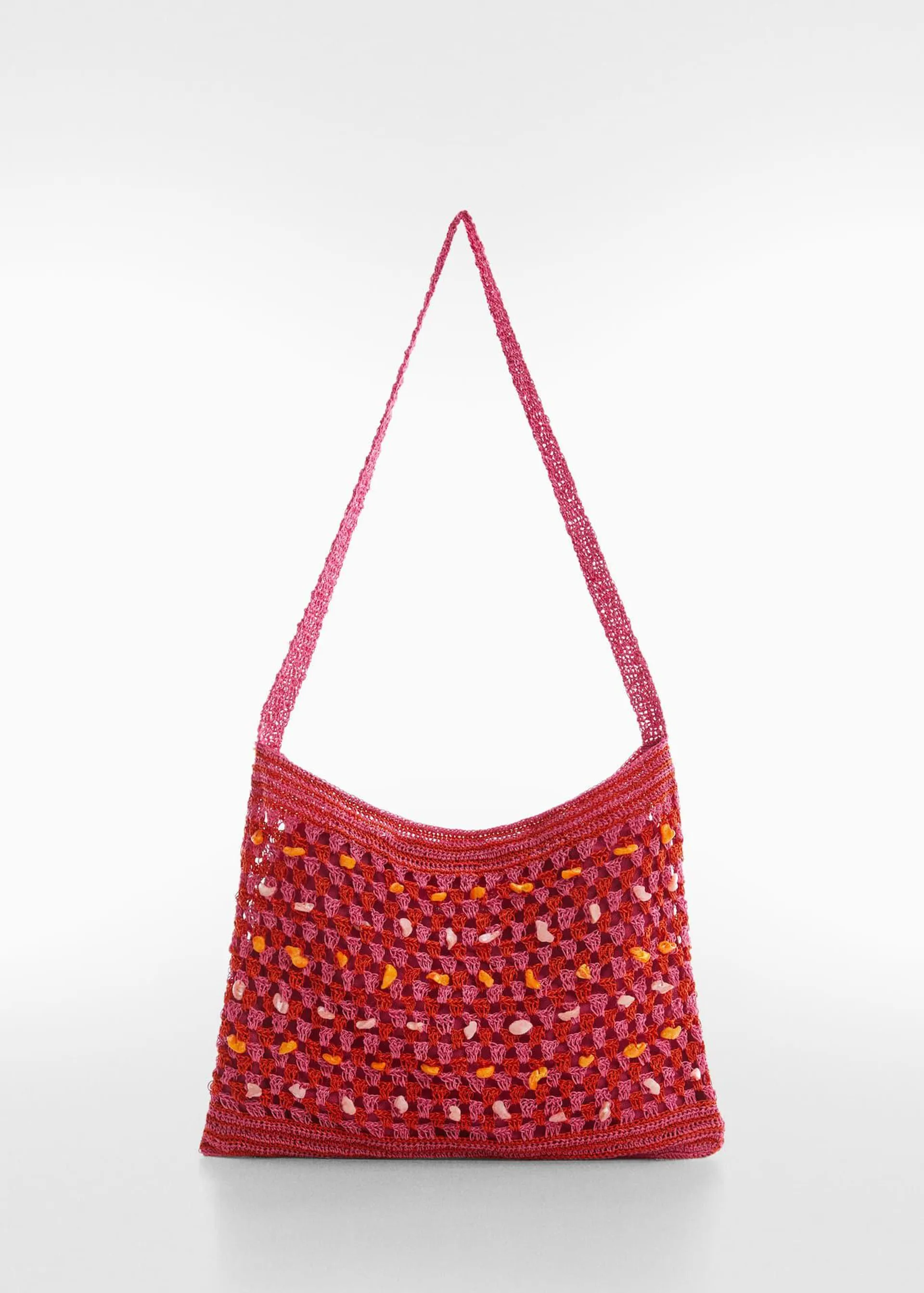 Crochet bag with shell detail