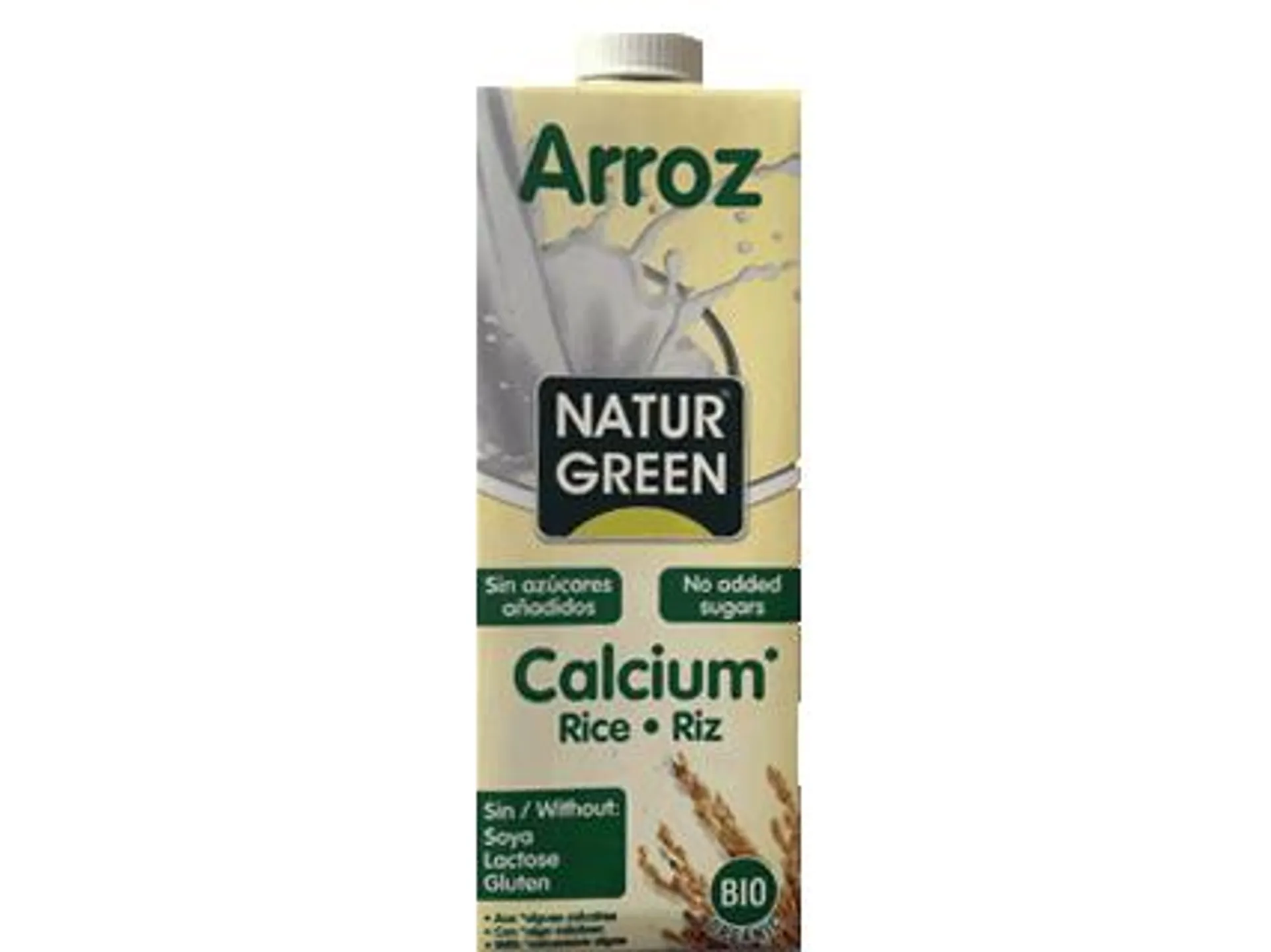 Naturgreen Organic Rice Drink w/ Calcium 1L, Gluten Free, Vegan, No Added Sugar