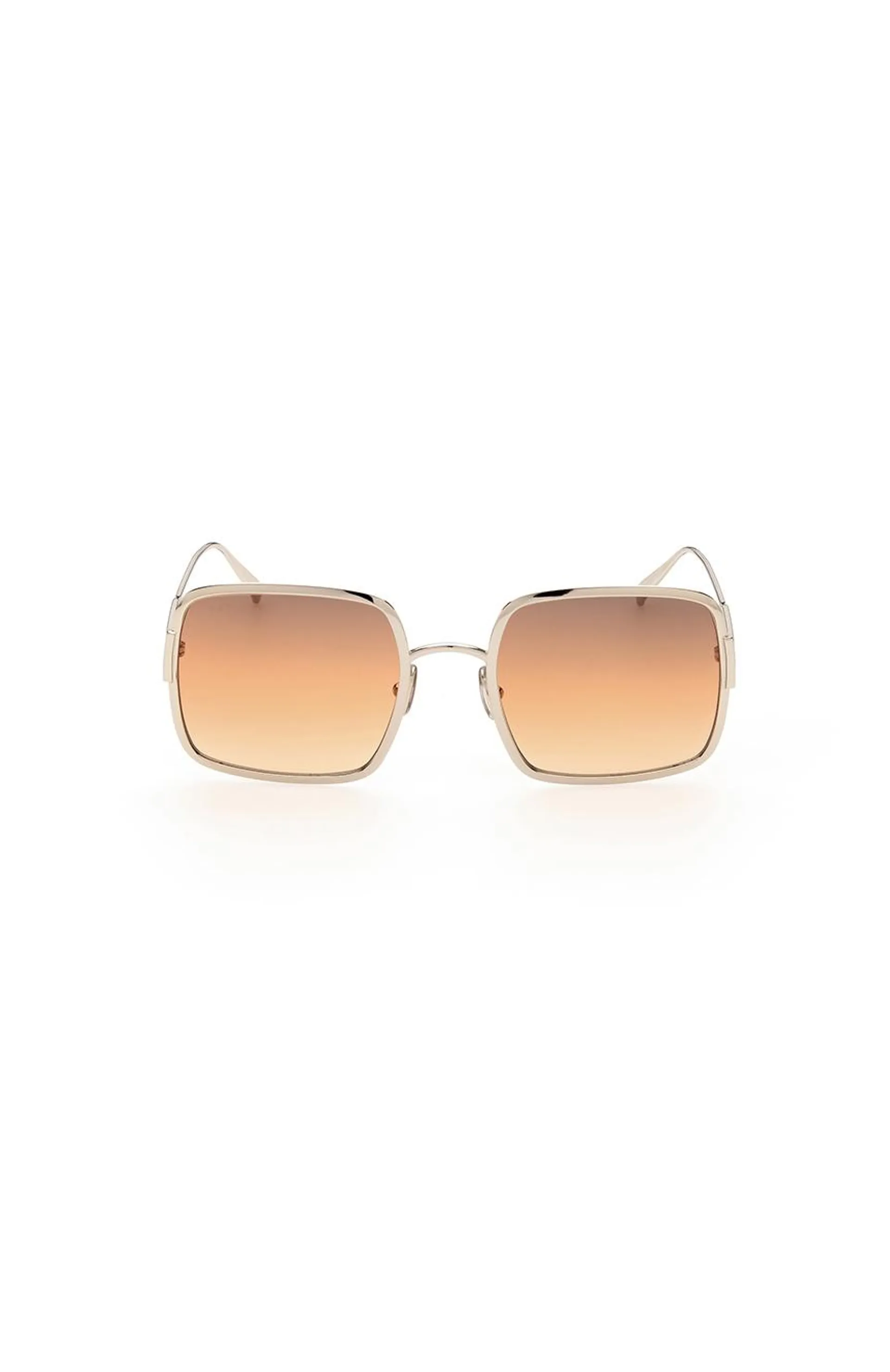 Women Square Gold Sunglass