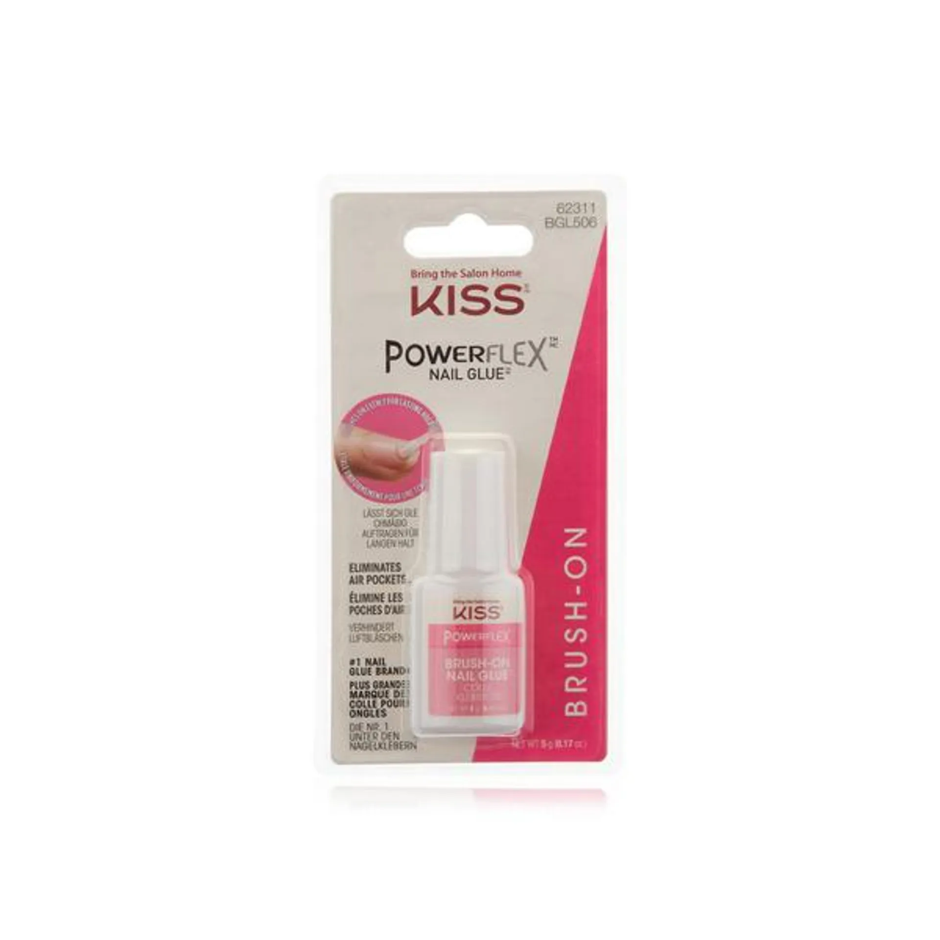 Kiss powerflex brush-on nail glue
