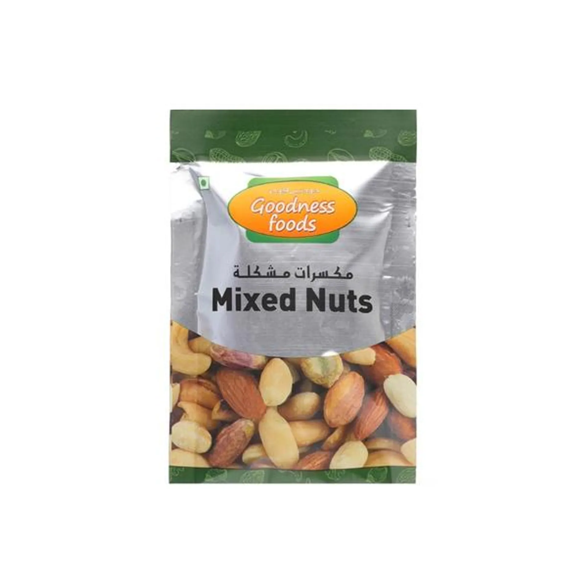 Goodness Foods Mixed Nuts Roasted 20g