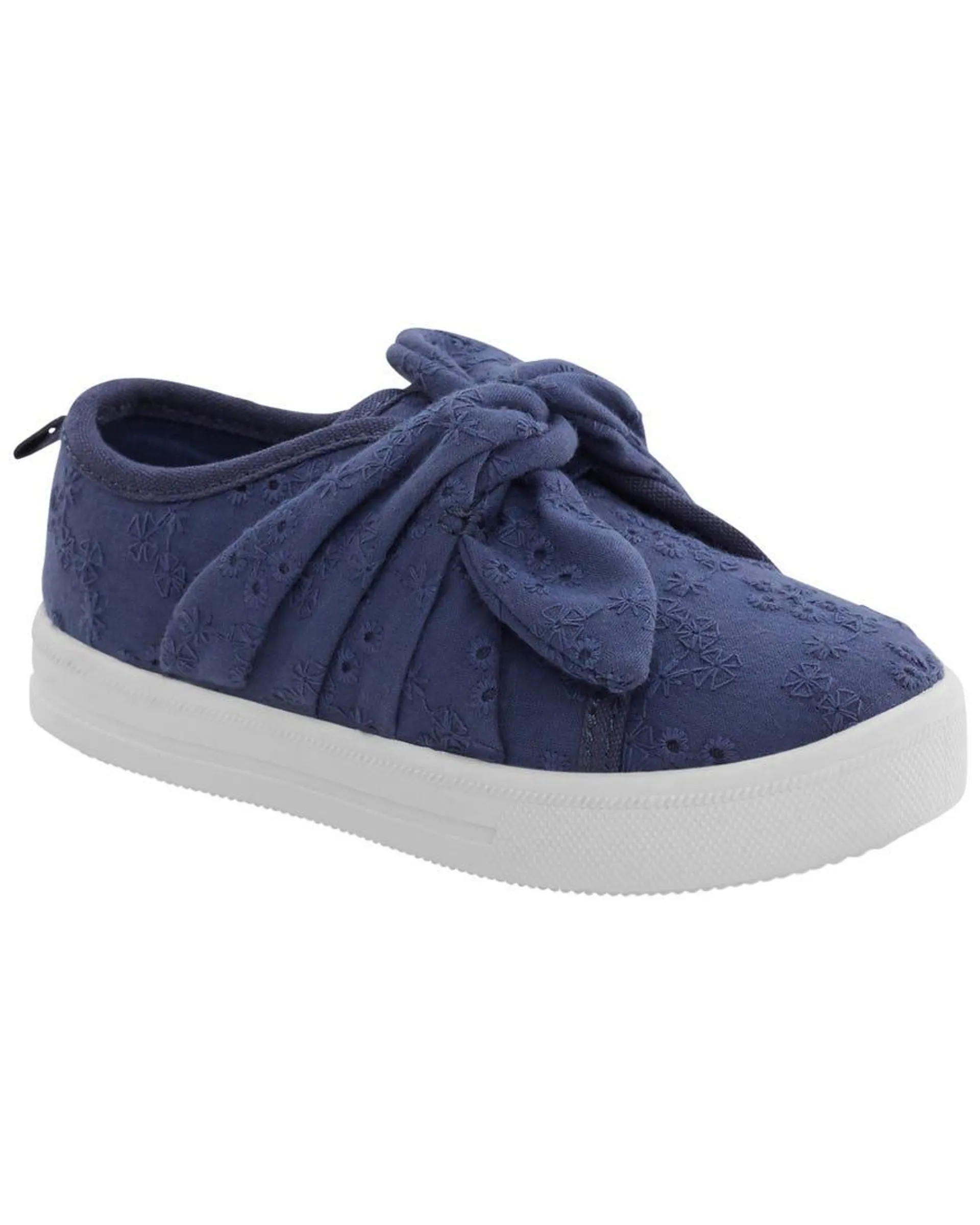 Casual Eyelet Shoes - Navy