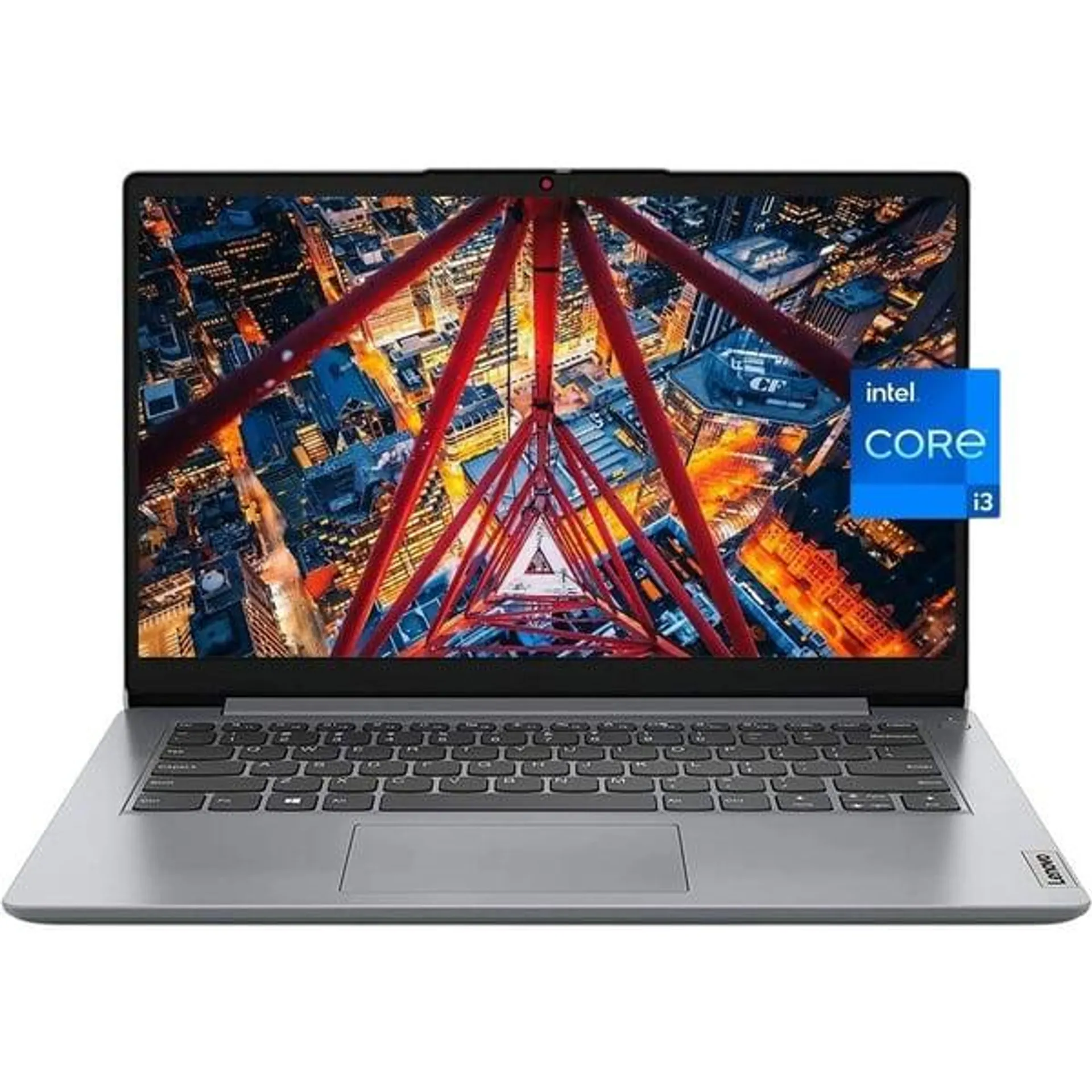 Lenovo IdeaPad 1 14IAU7 (2022) Laptop – 12th Gen / Intel Core i3-1215U / 14inch HD / 1TB SSD / 8GB RAM / Shared Intel UHD Graphics / Windows 11 Home / English & Arabic Keyboard / Cloud Grey / Middle East Version – [82QC0076AX]