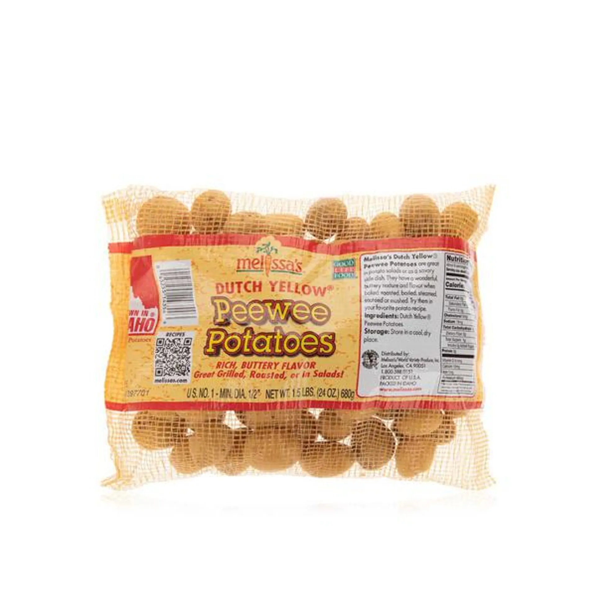 Melissas yellow peewee potatoes 680g