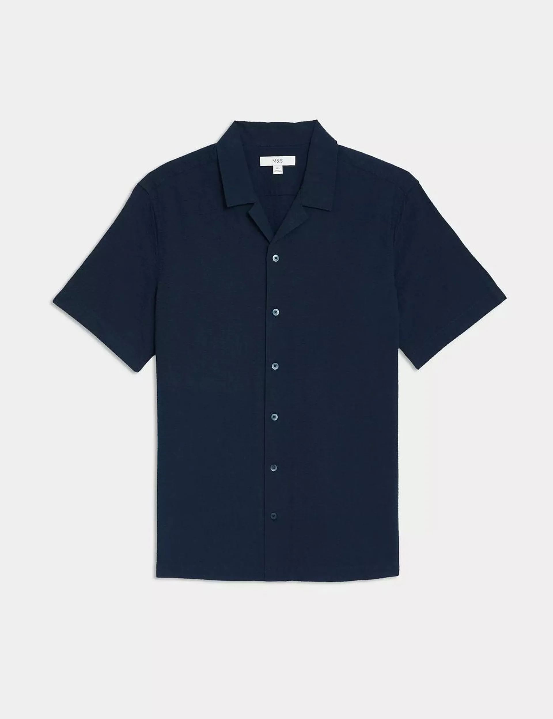 Pure Cotton Seersucker Shirt