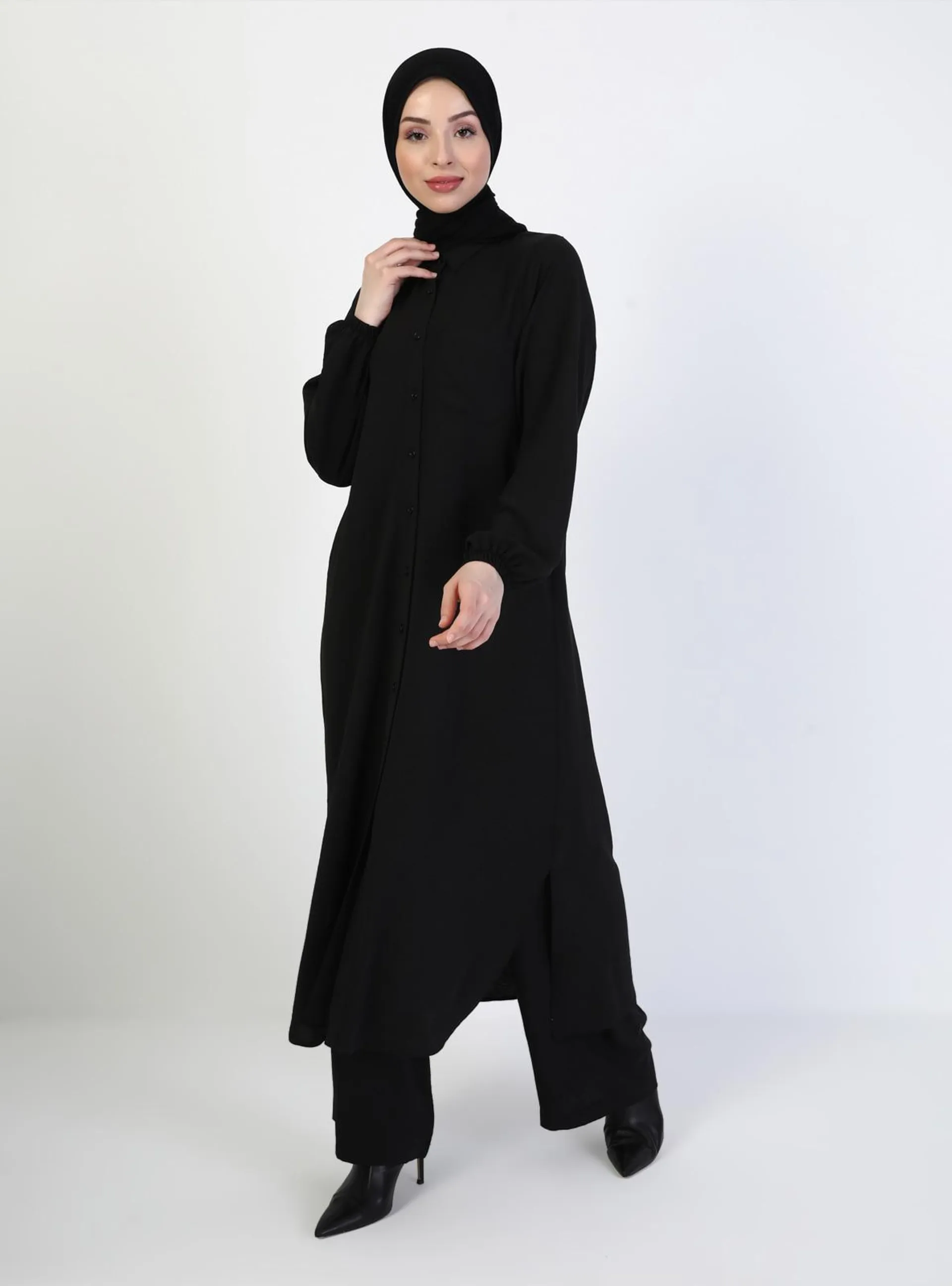 Cape&Pants Co-Ord Black