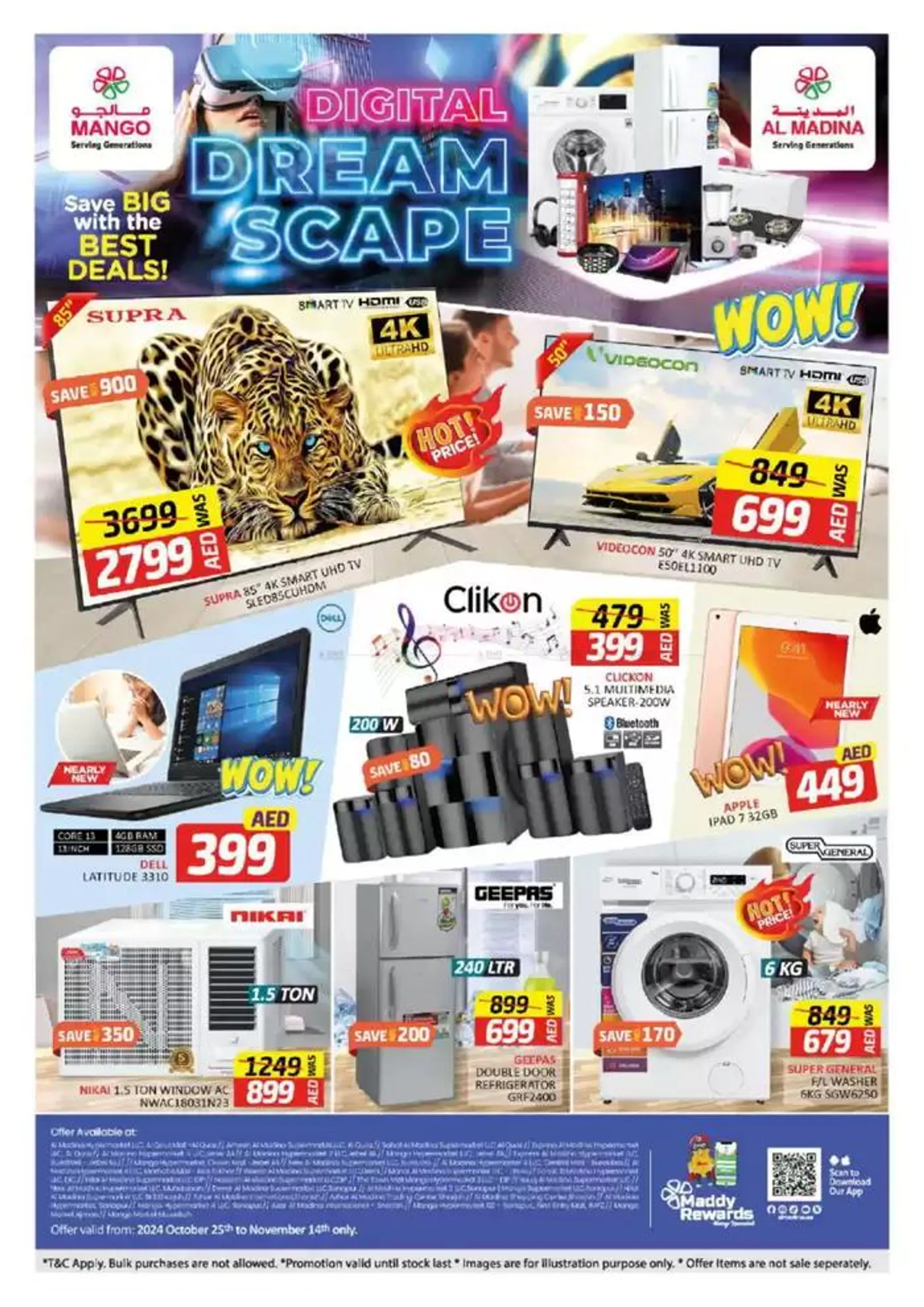 Al Madina promotion from 28 October to 11 November 2024 - Offers page 1