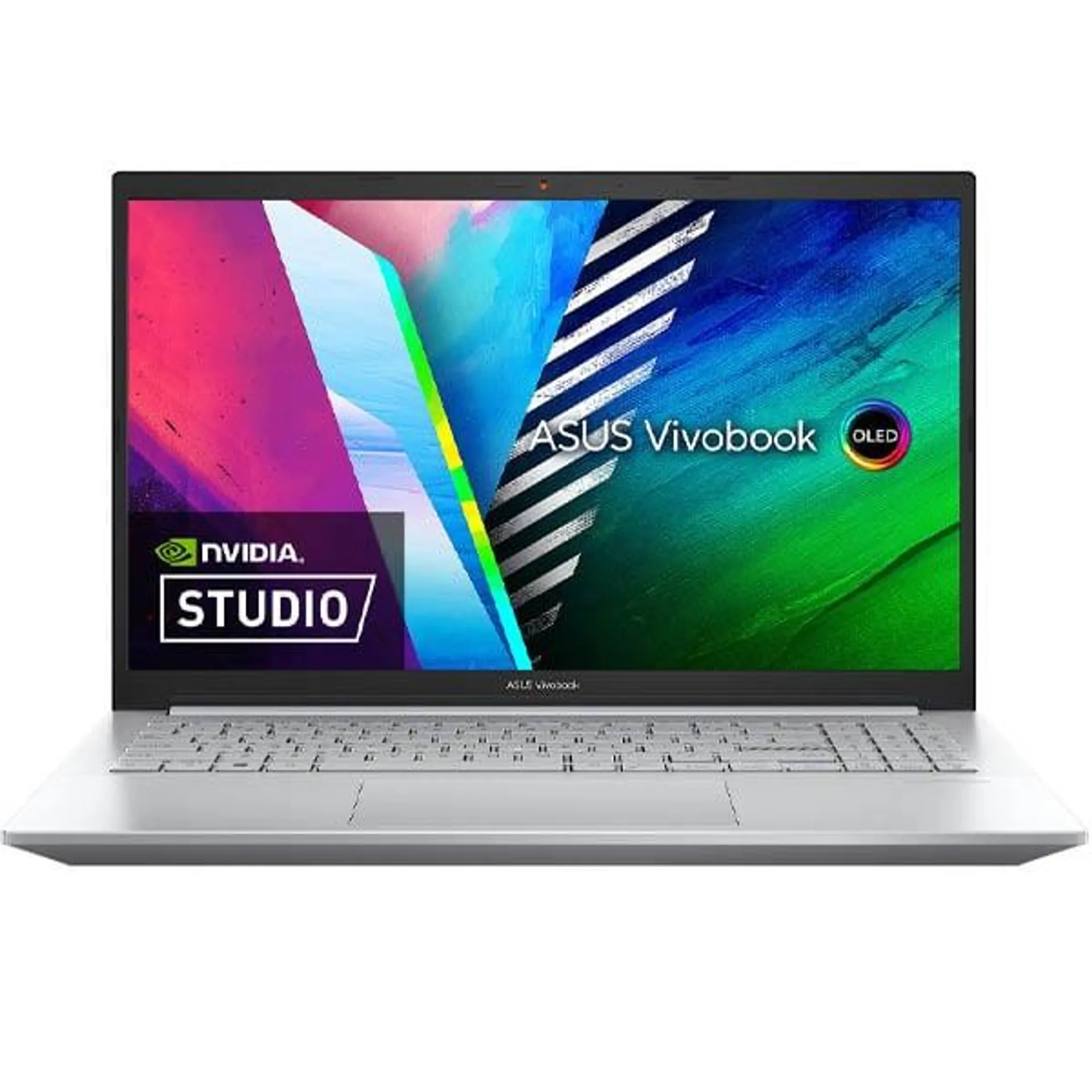 Asus Vivobook Pro 15 OLED M3500QC-OLED1R5W Laptop – Ryzen 5 BGB 512GB 4GB Win11 15.6inch OLED Silver English/Arabic Keyboard