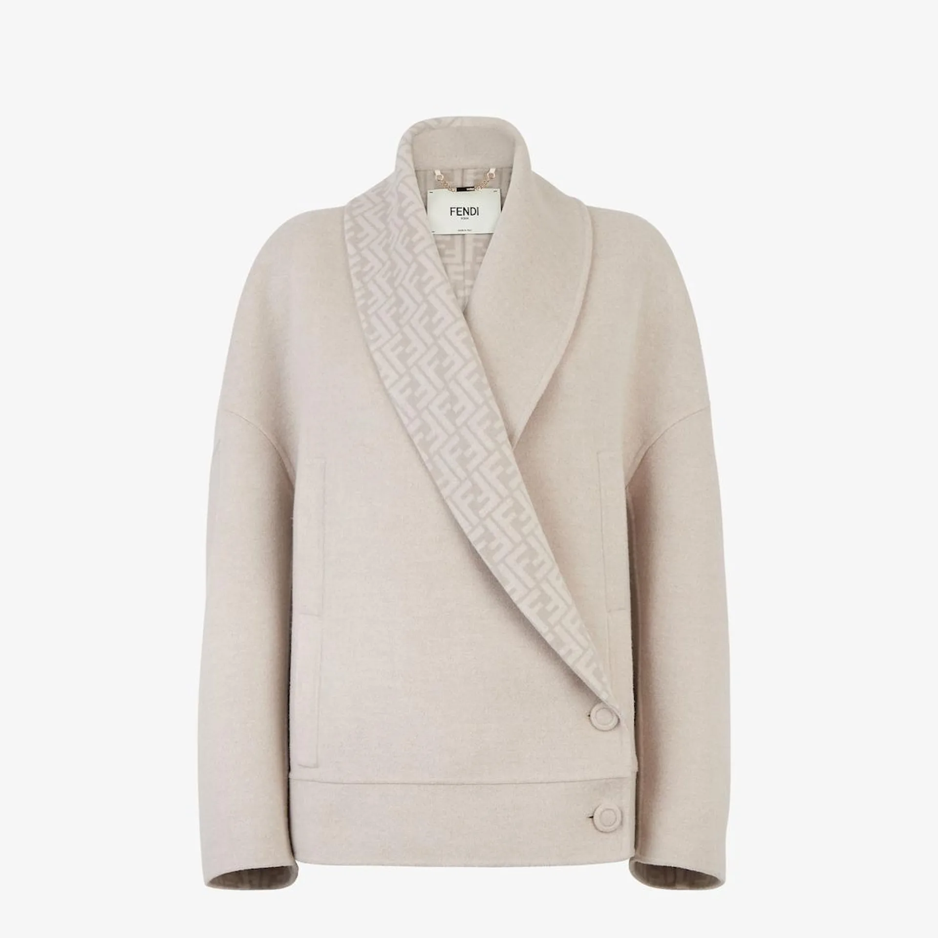 Beige wool jacket