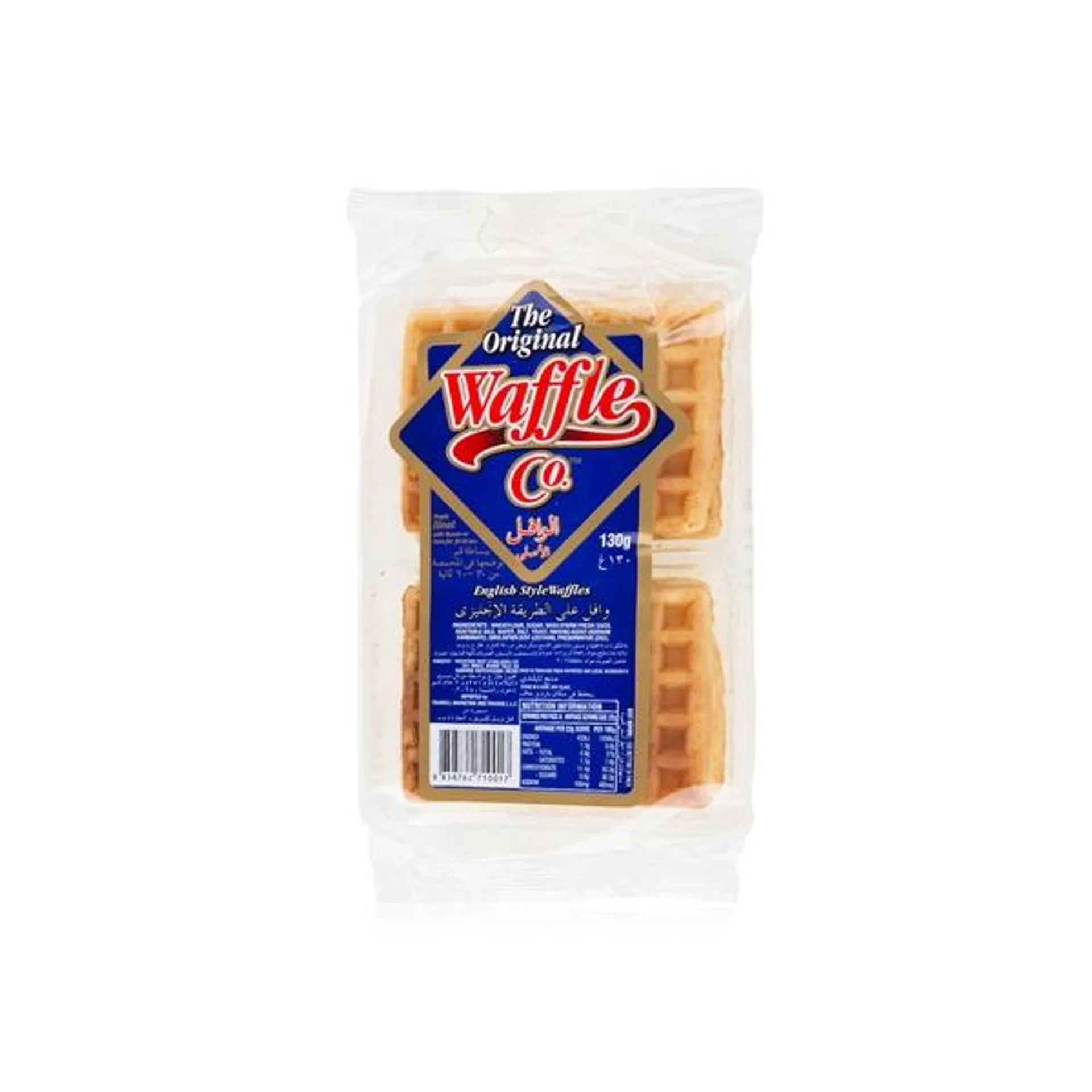 The Original Waffle Co. English style waffles 130g