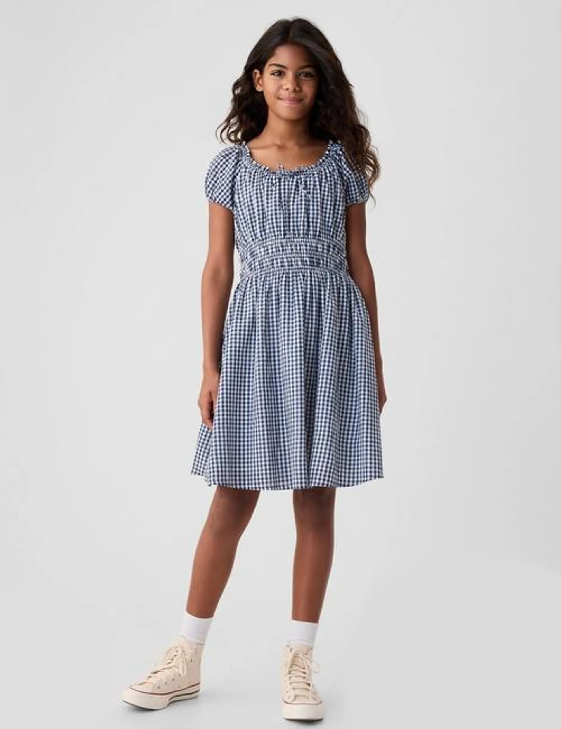 Gap x DÔEN Kids Gingham Dress