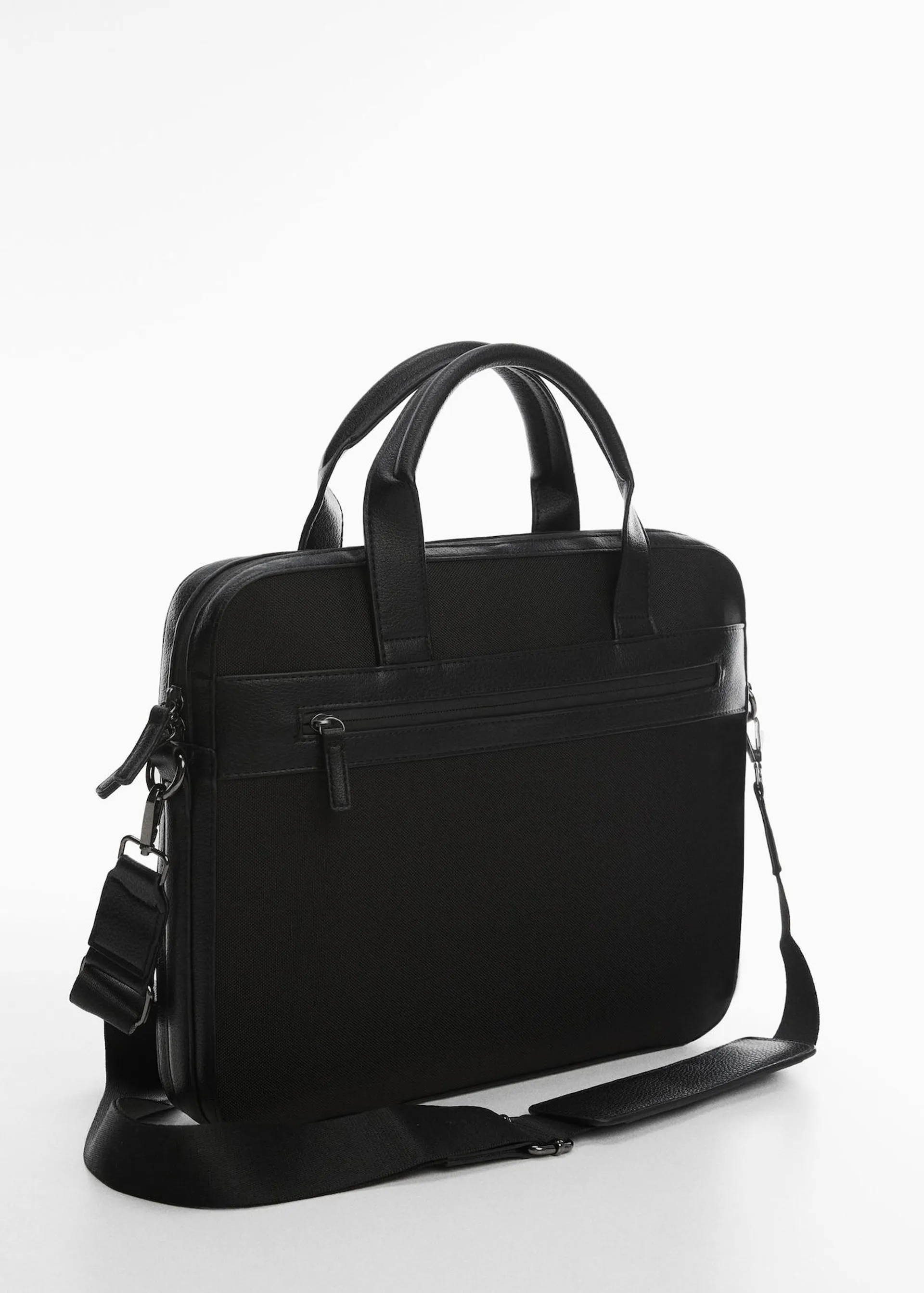 Leather-effect briefcase