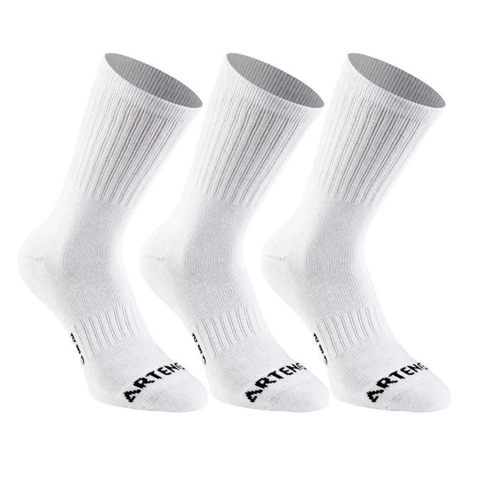 RS800 Adult High Sports Socks 3-pack - White