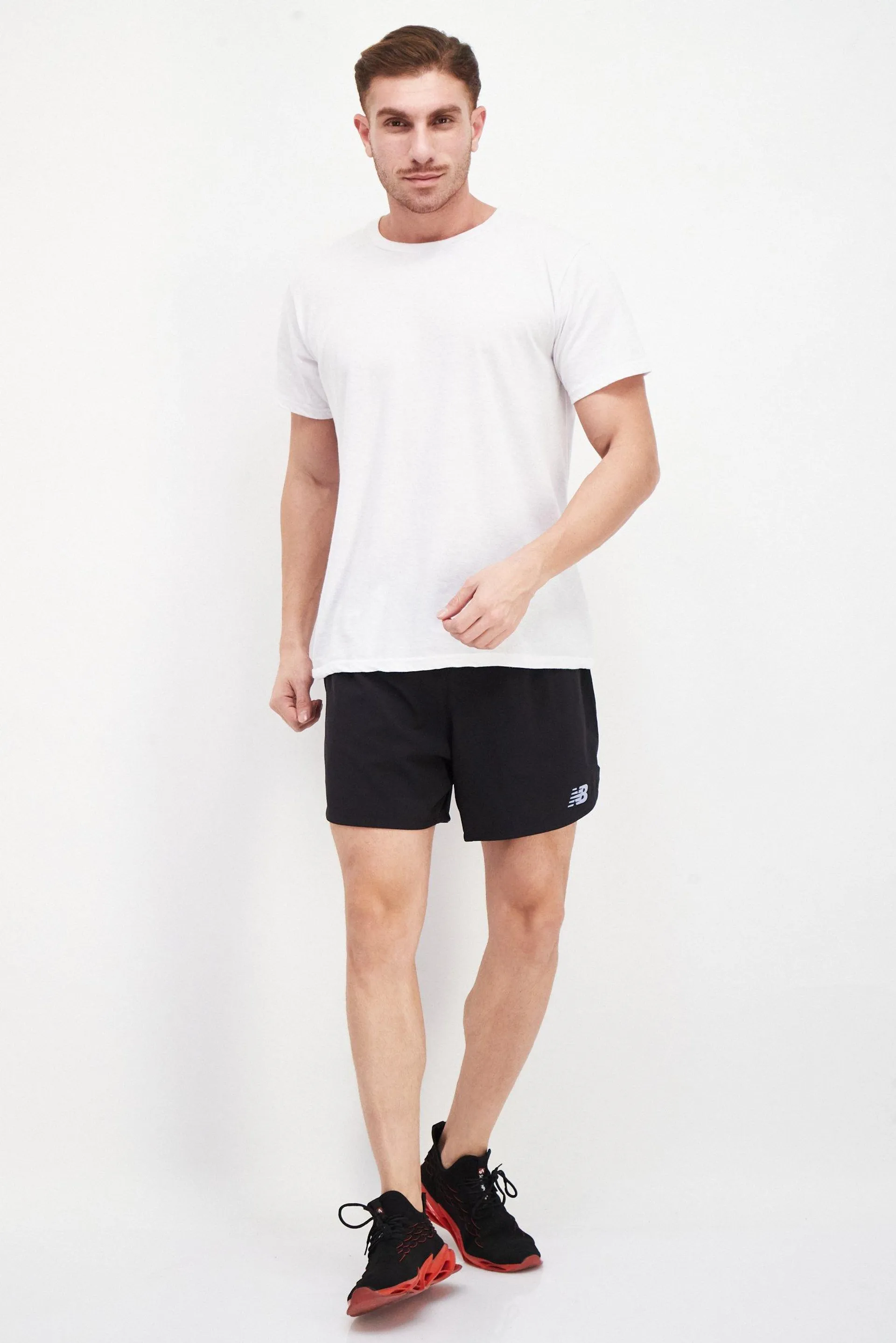 Men Sportswear Fit 5 Inseam Running Short, Black