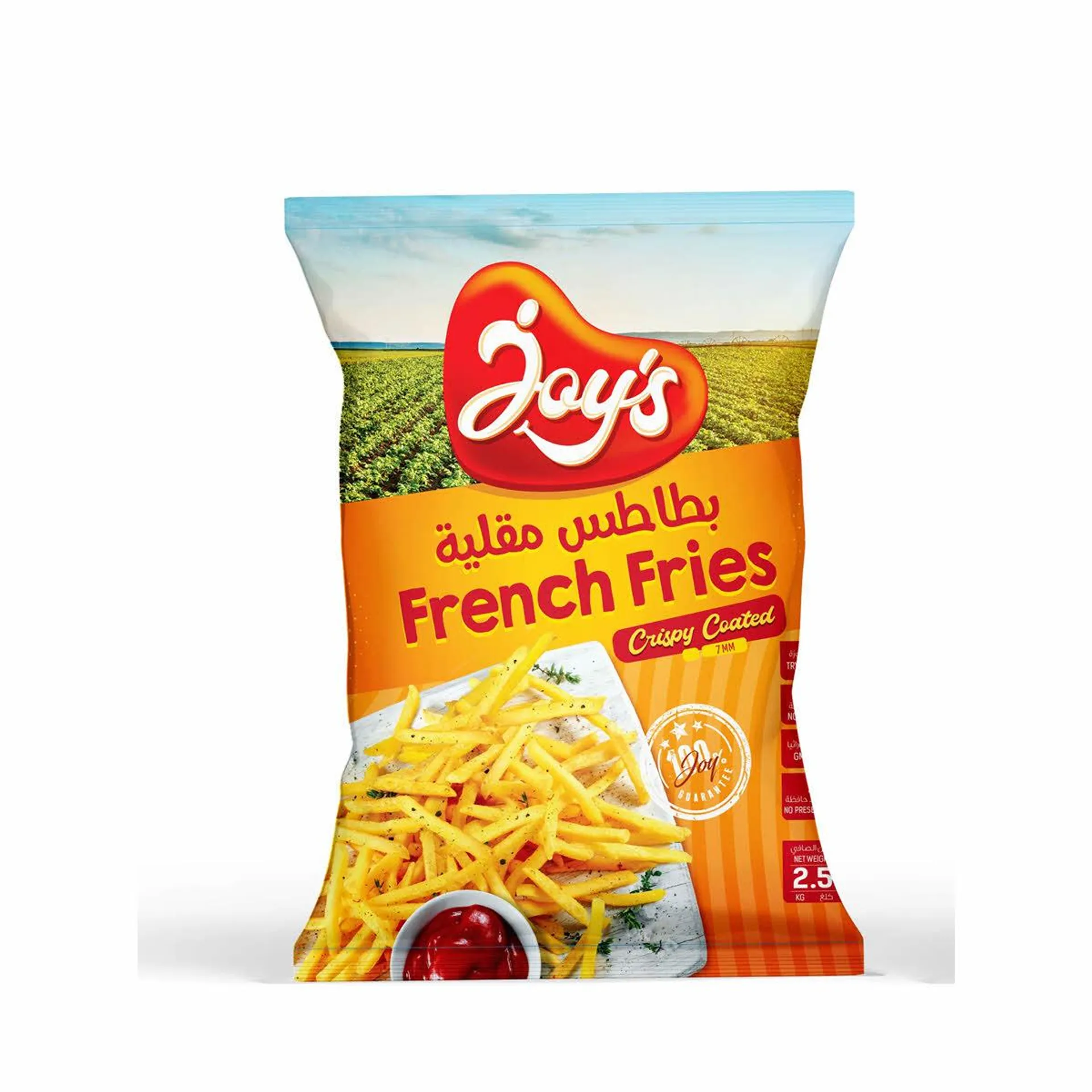 Joy'S French Fries Crispy Coated 2.5Kg