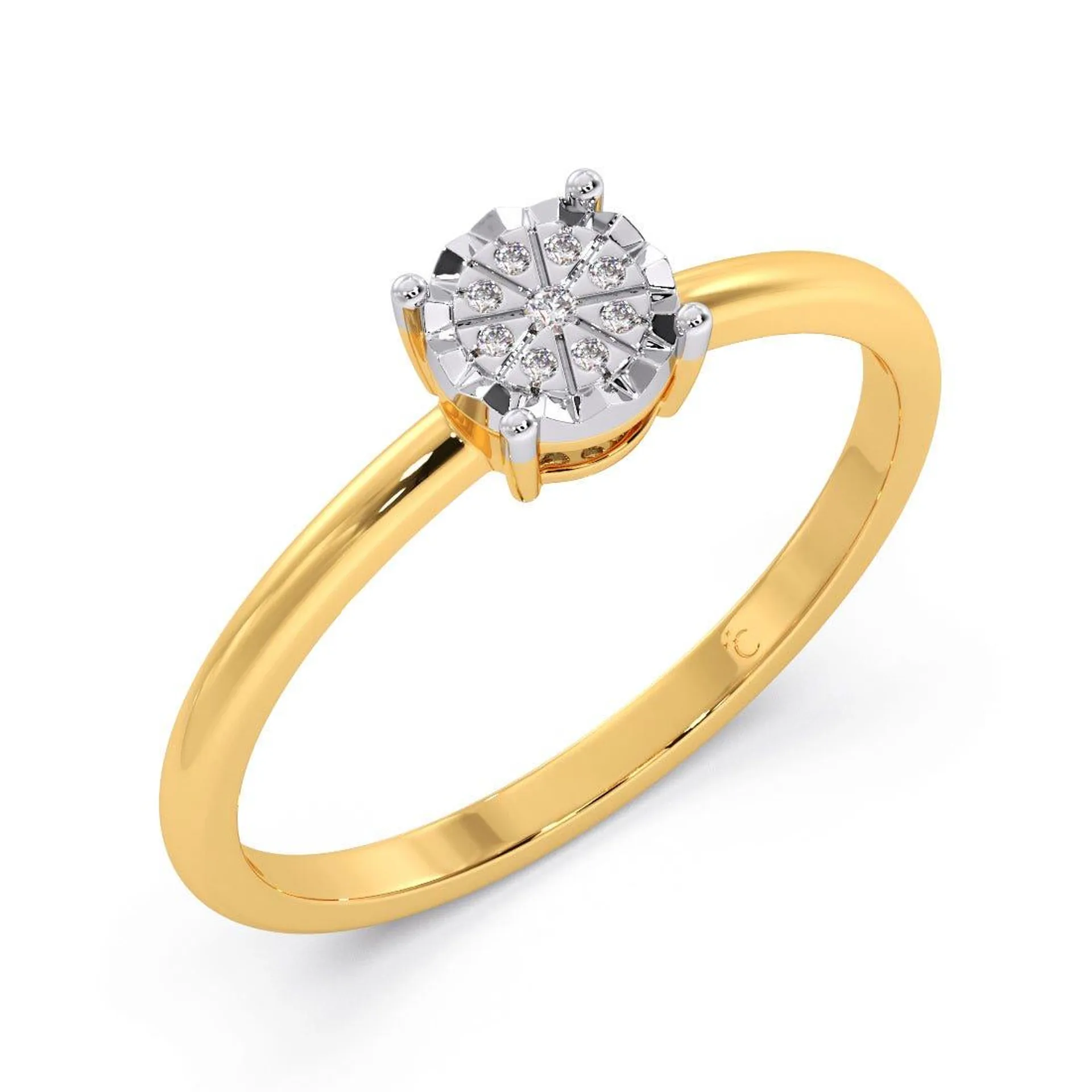 Keisha Miracle Plate Diamond Ring