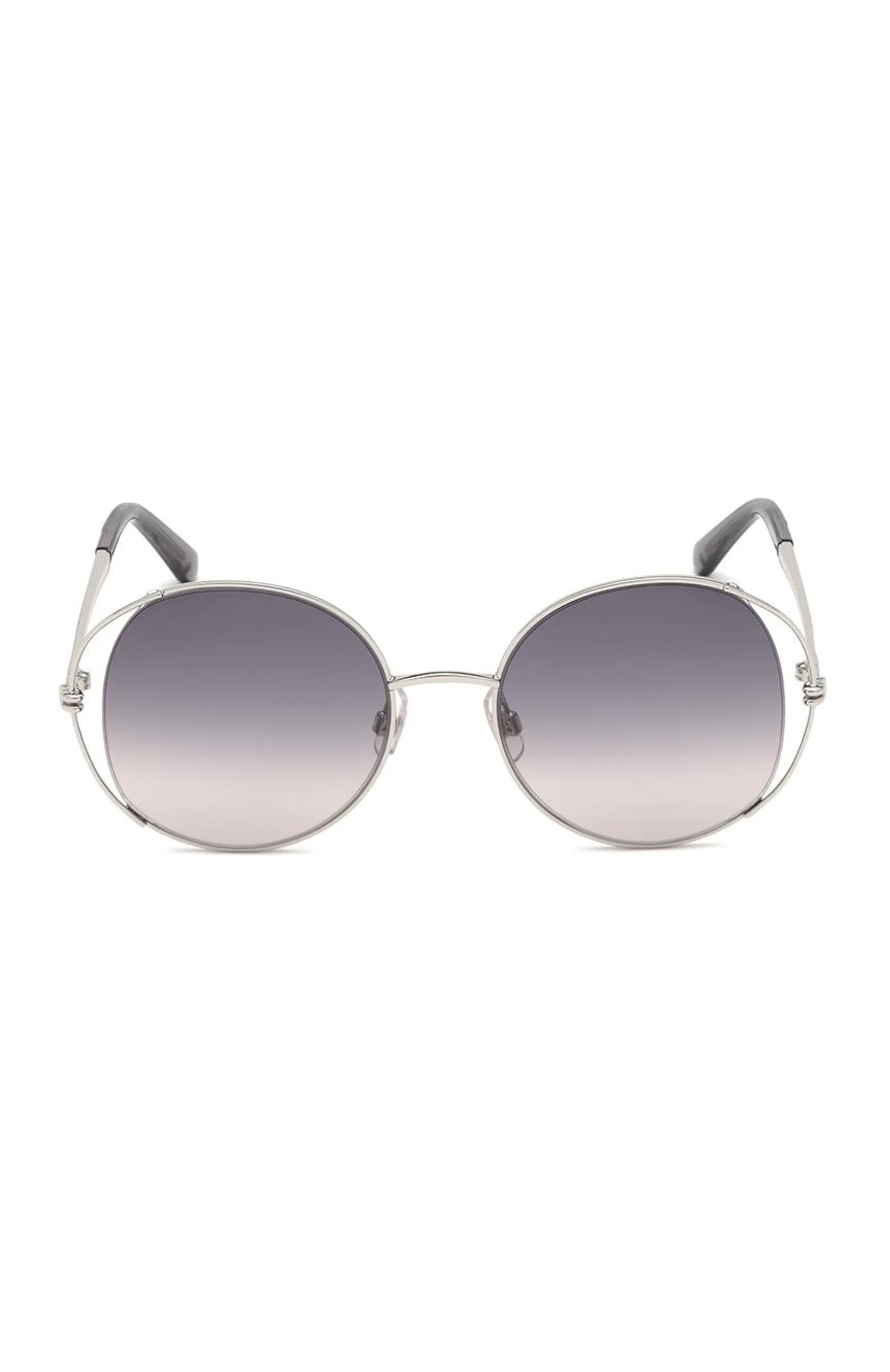 Women Round Gold Sunglass
