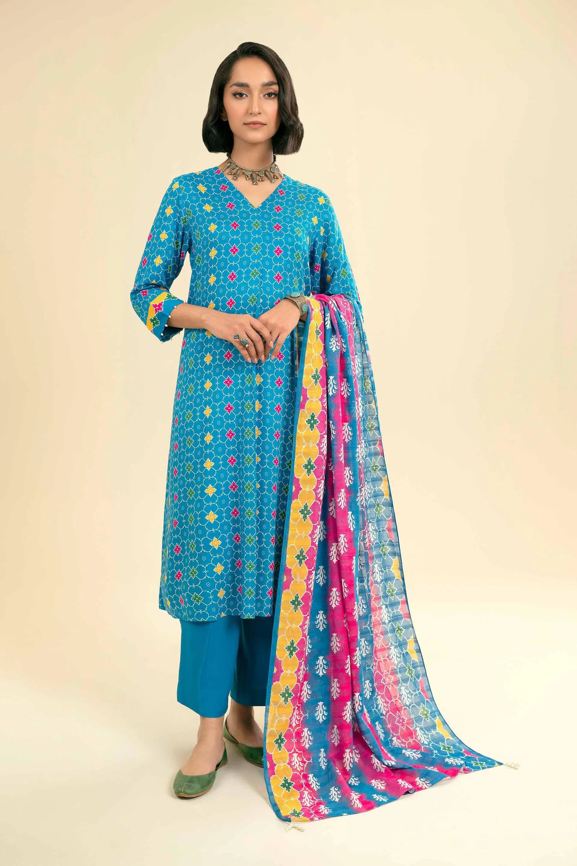 3 Piece - Printed Suit - 42301845