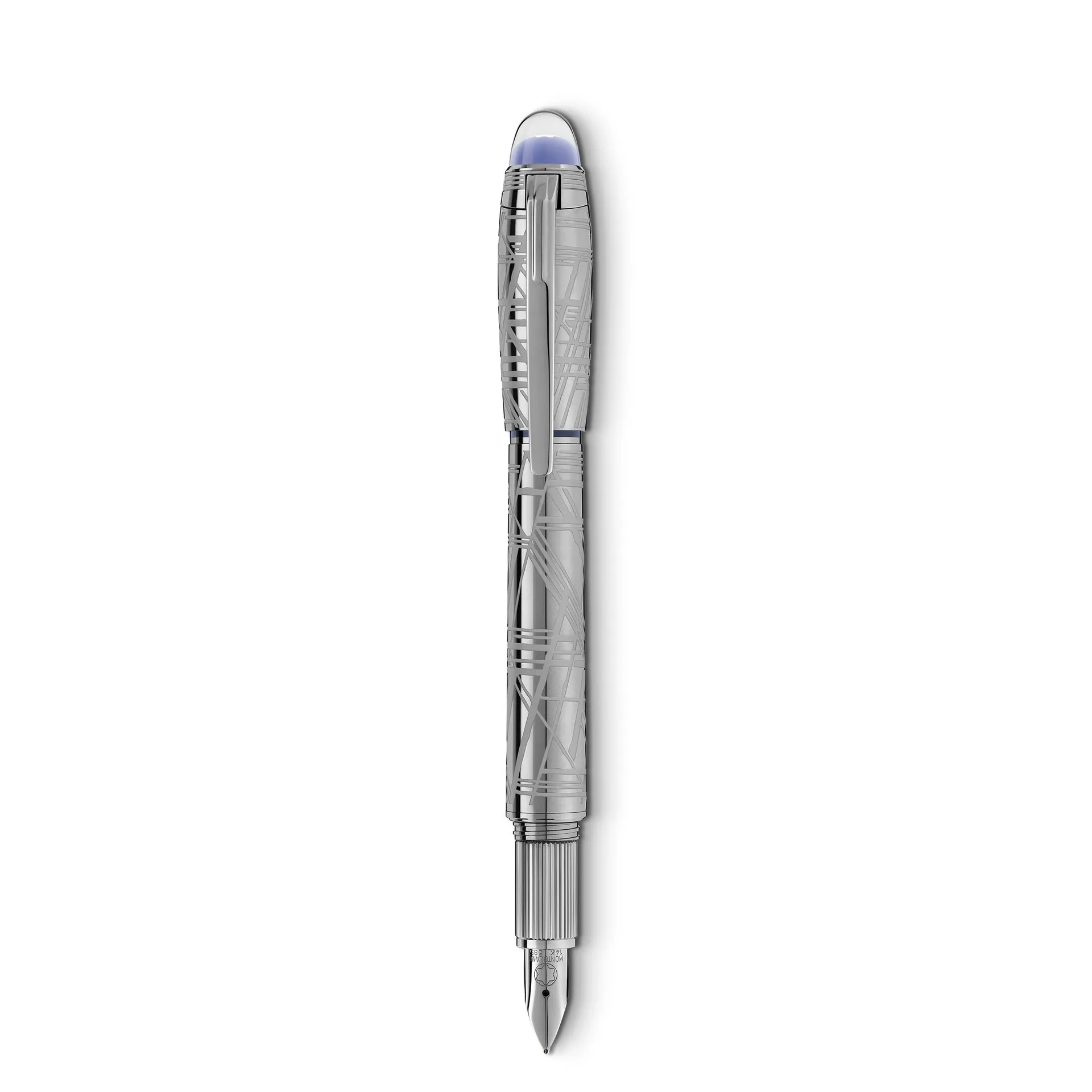 Starwalker SpaceBlue Metal Fountain Pen (F)