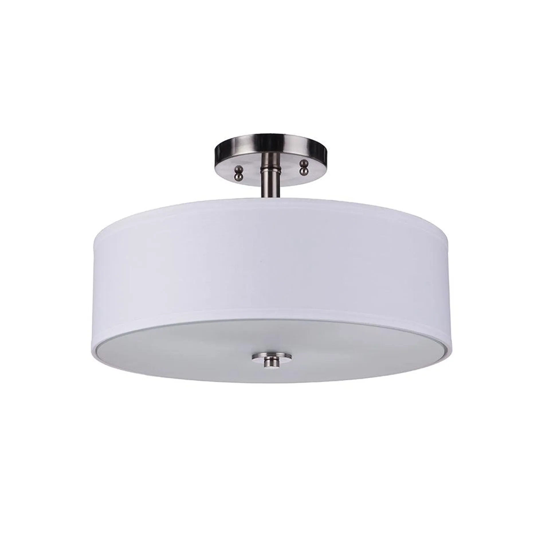 Amie Four Light Semi Flush - Satin Nickel