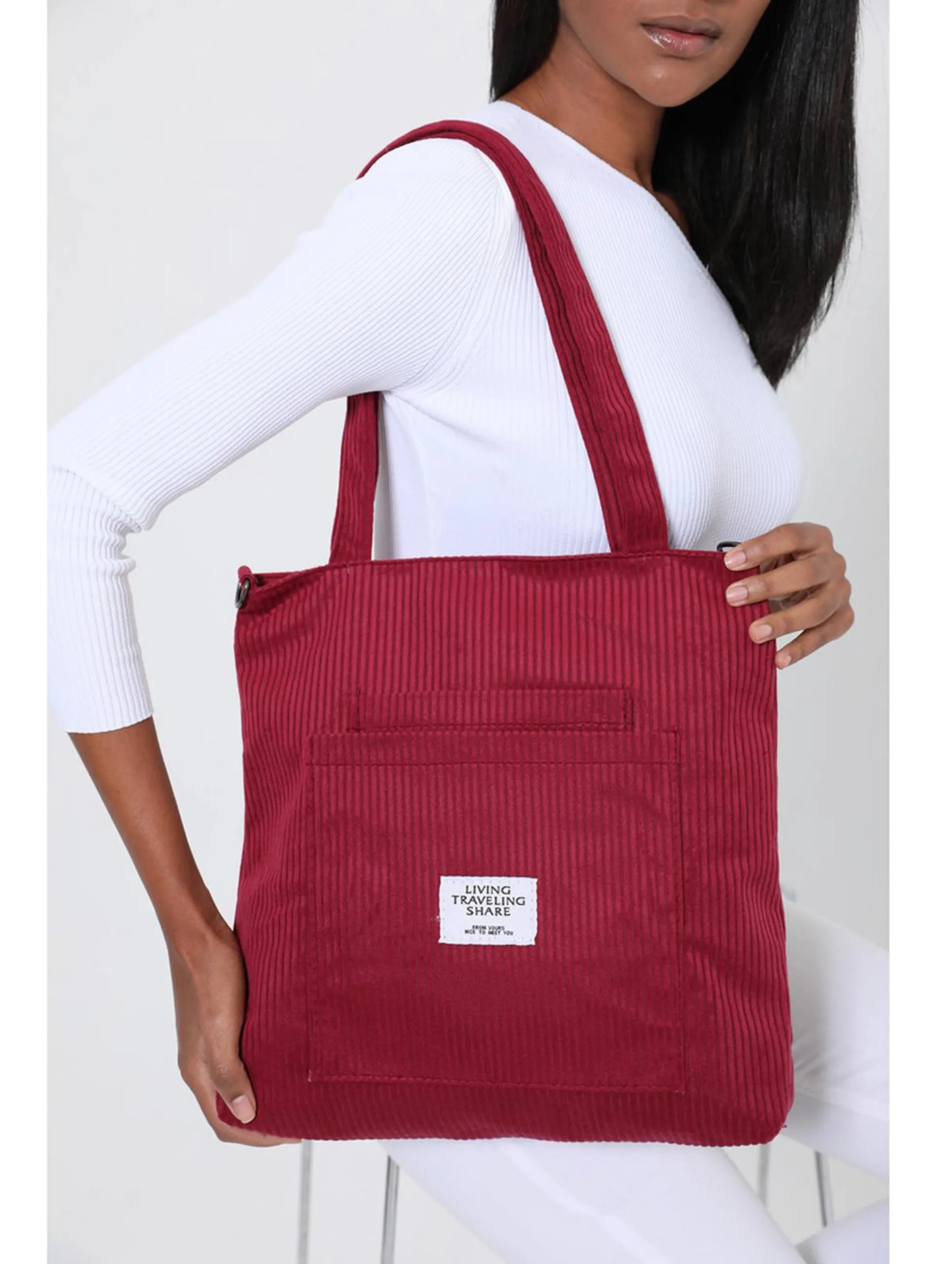 Maroon - Shoulder Bags