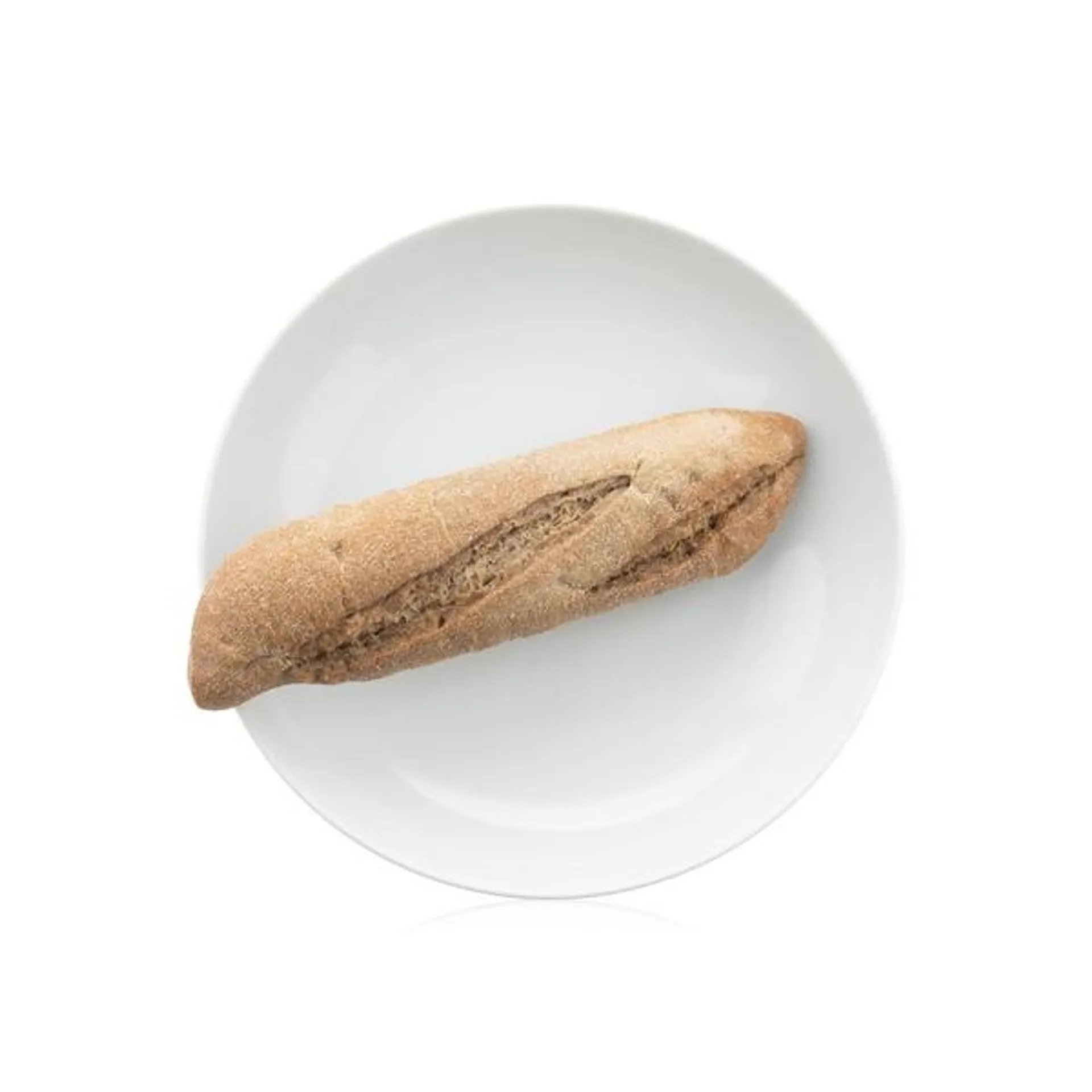 Rye half baguette