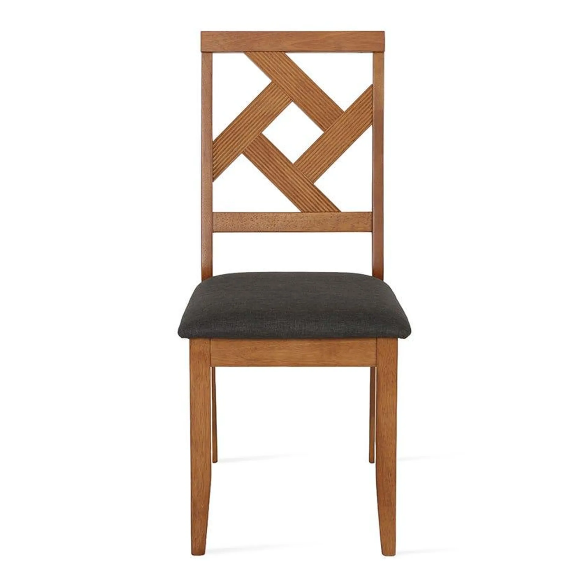 Julia Dining Chair, Black & Walnut