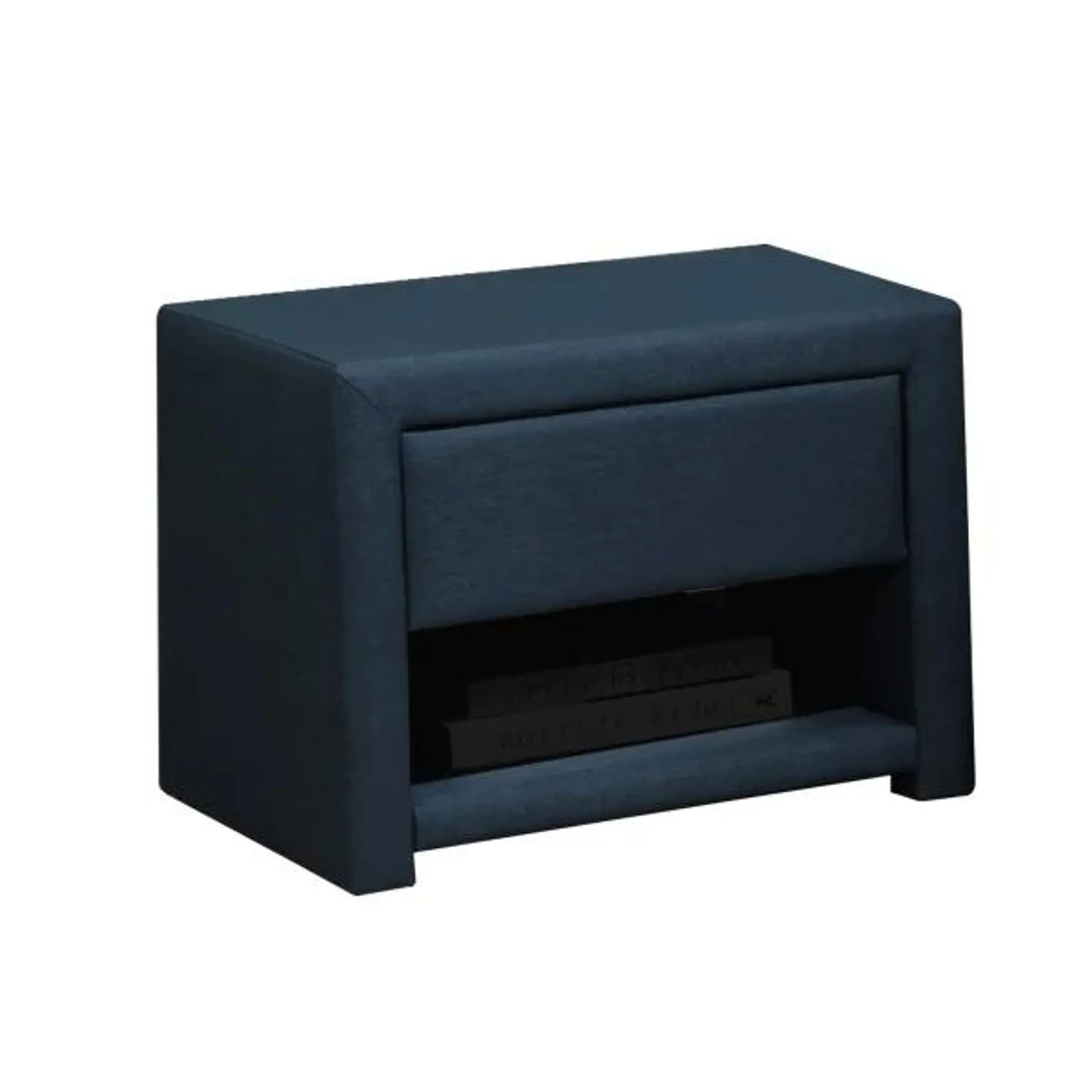 Scandi Night Stand – Navy Blue