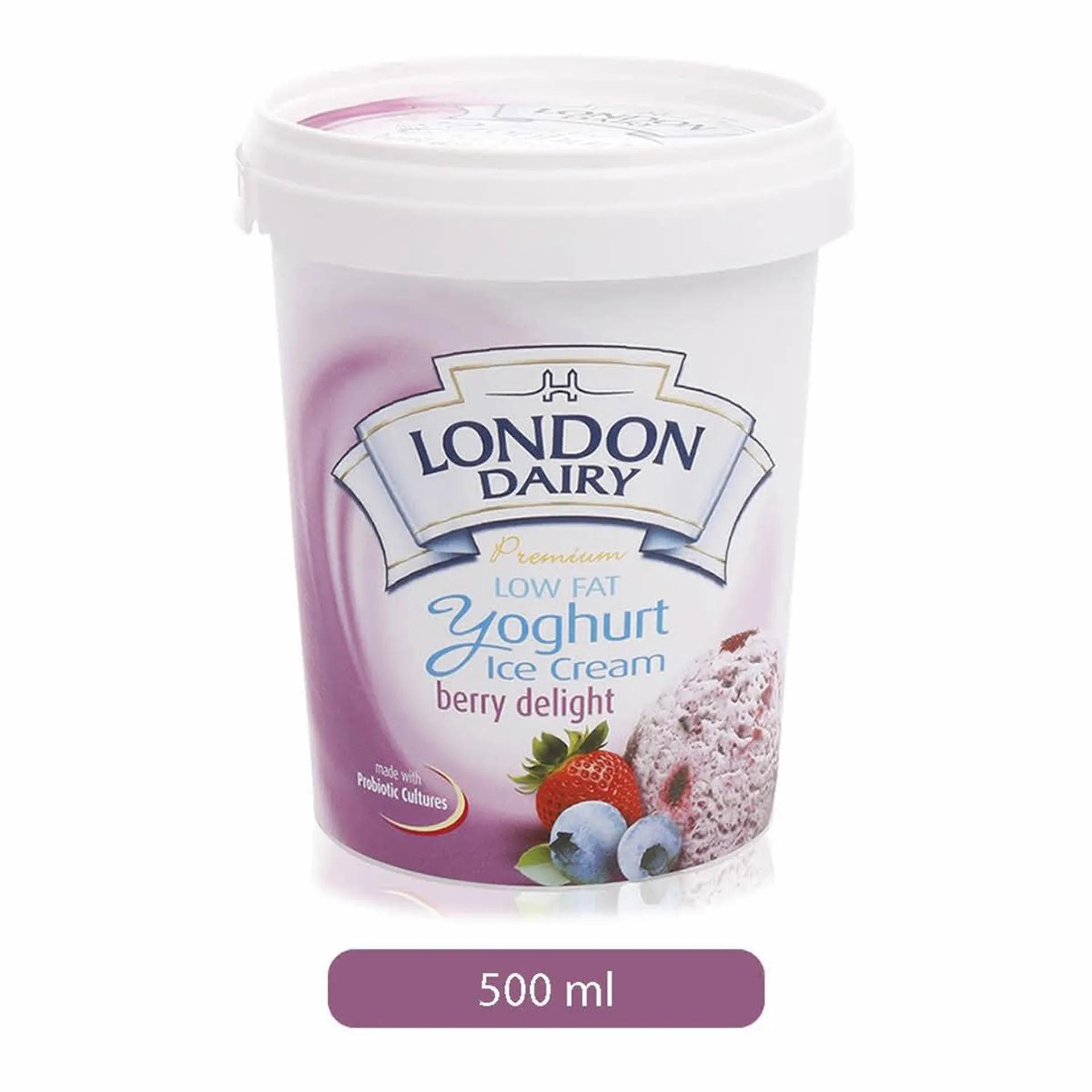 London Dairy Lite Ice Cream Yougurt Berry Delight 500 ml