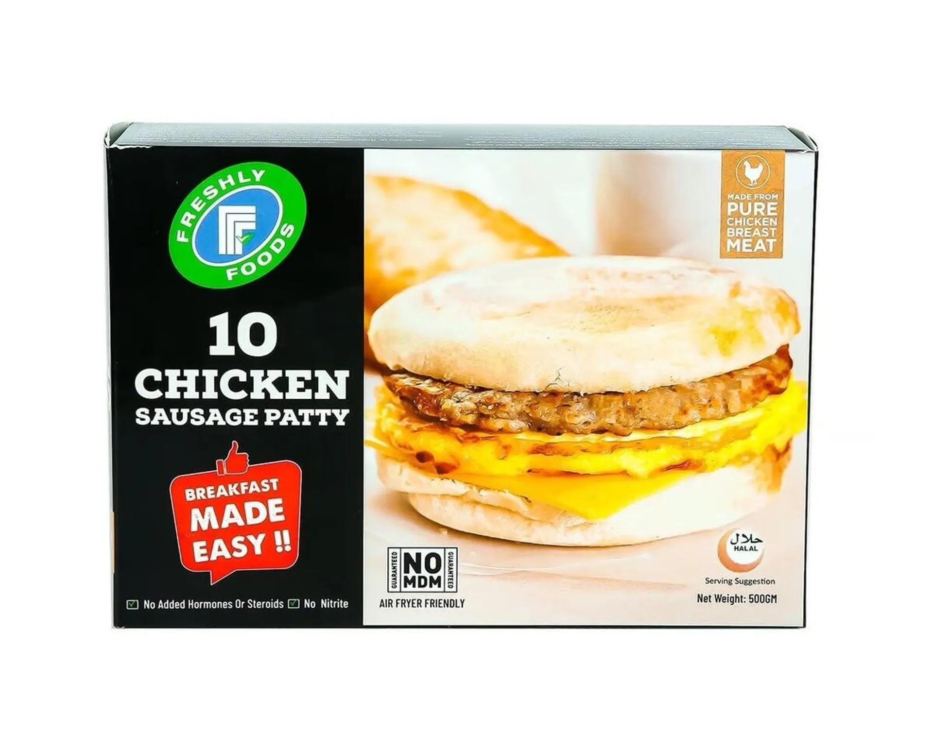 Freshly Foods Chicken Sausage Patty 500 g