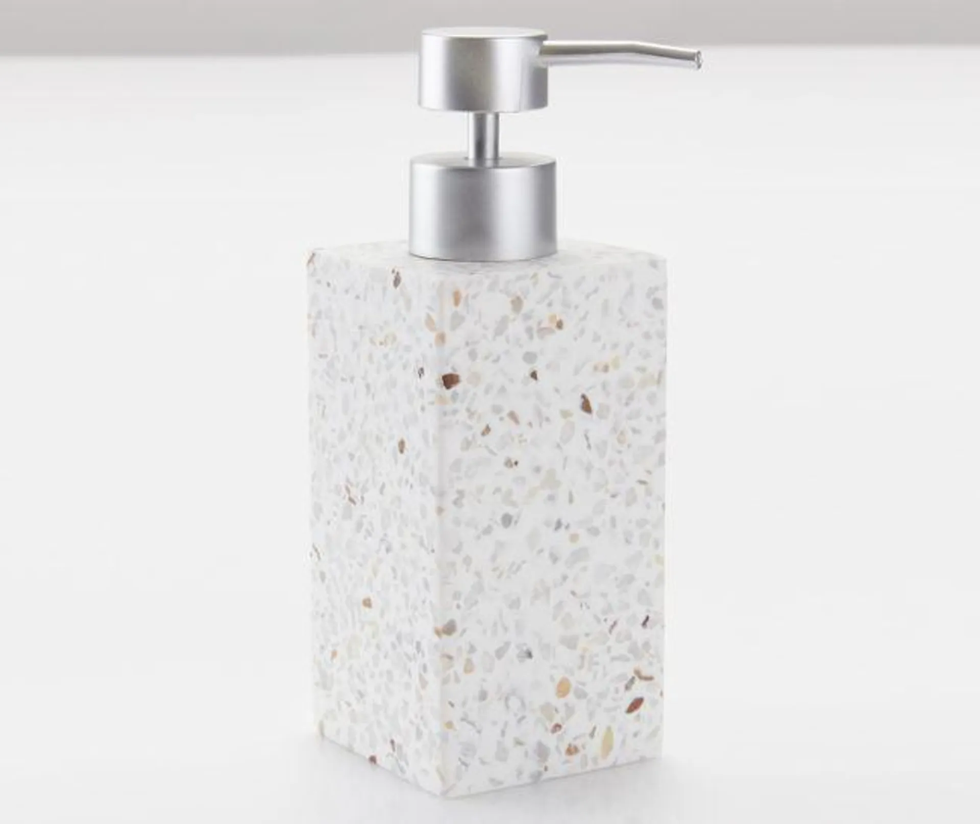 Soap dispenser BILLSTA terrazzo effect