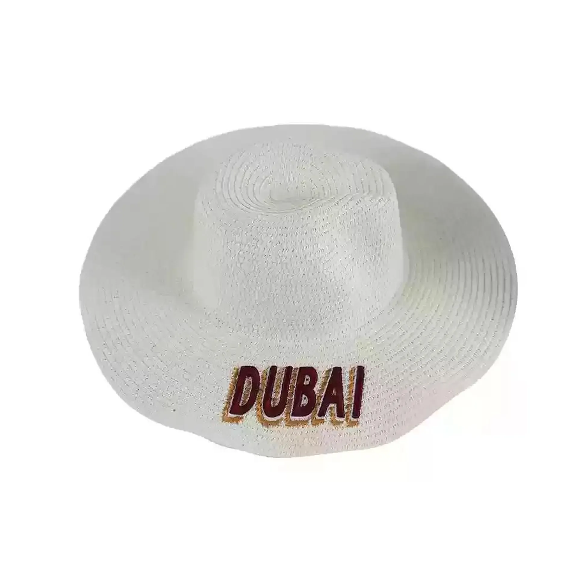 Womens Big Straw Floppy Hat Large And Foldable Summer Hat- Cream