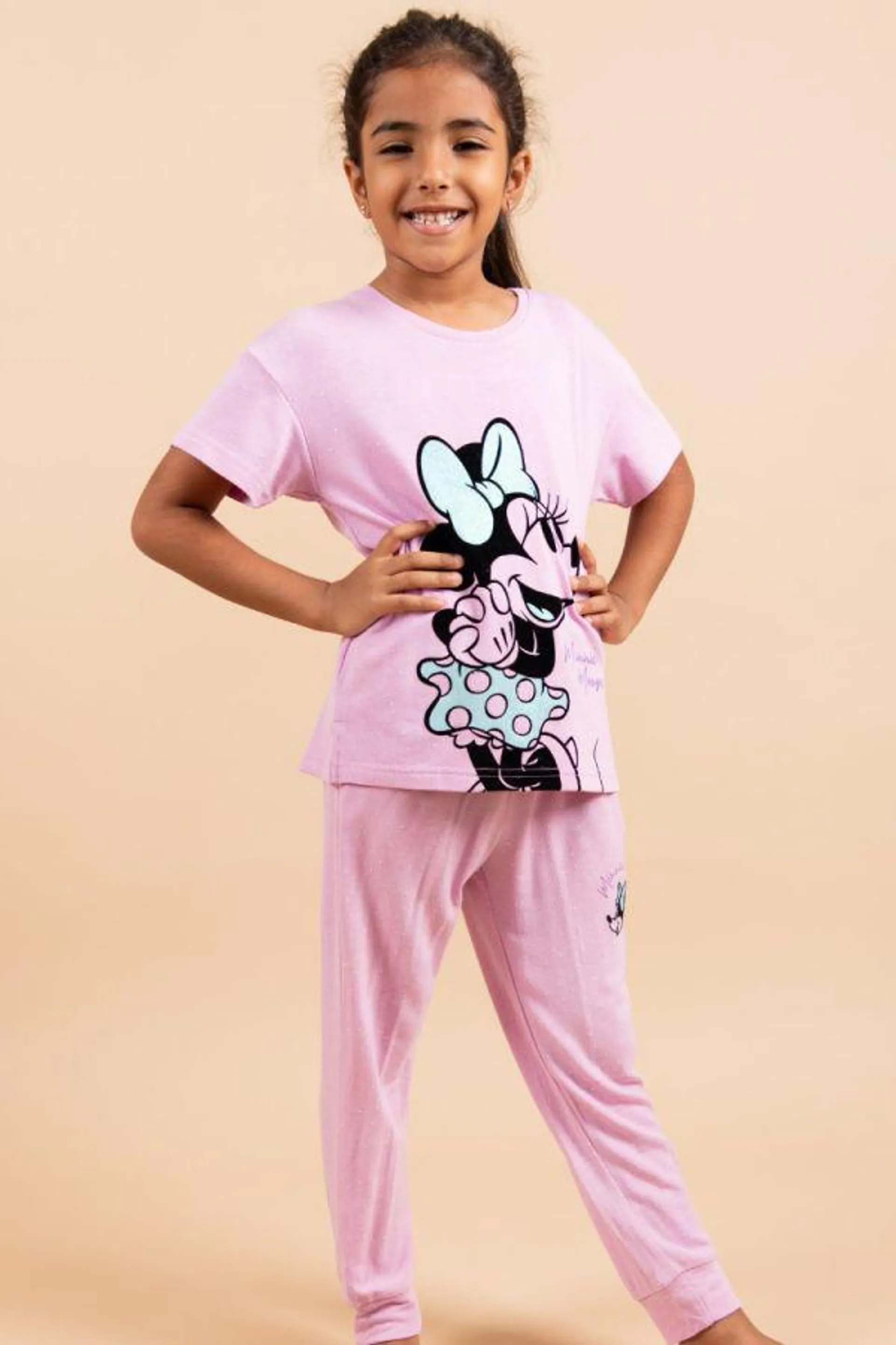 Girls Pink Minnie PJ