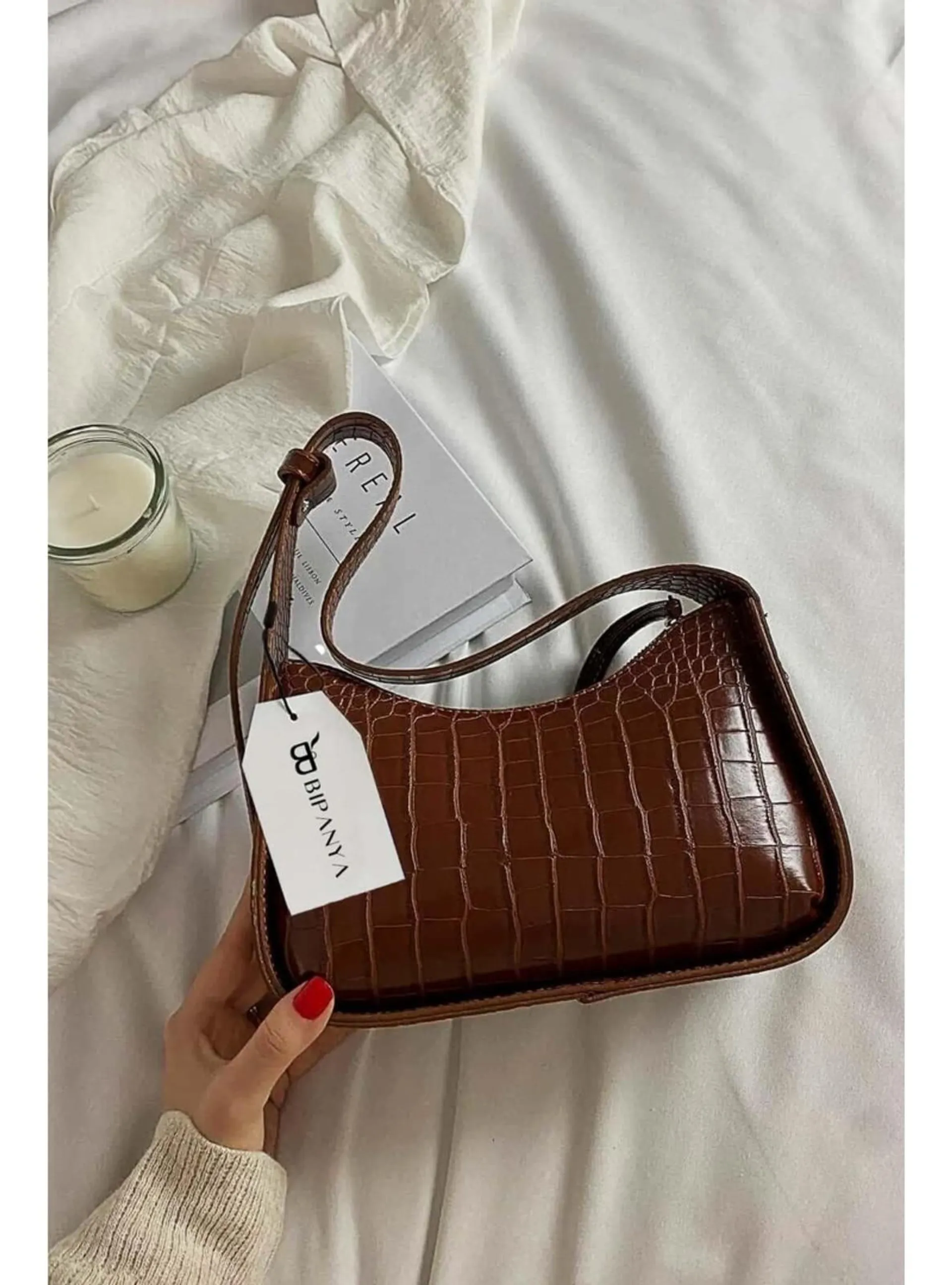 Tan - Shoulder Bags