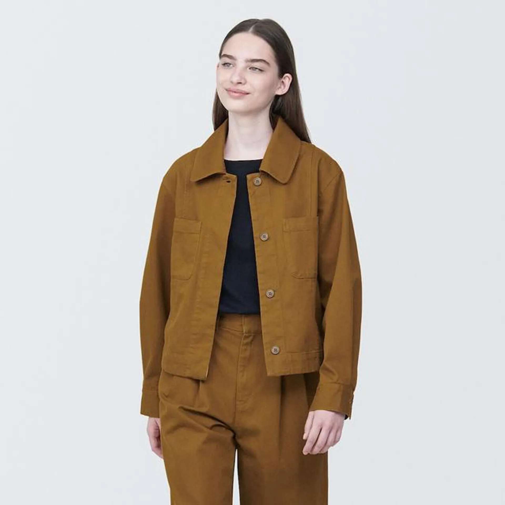 Kapok Blend Shirt Jacket