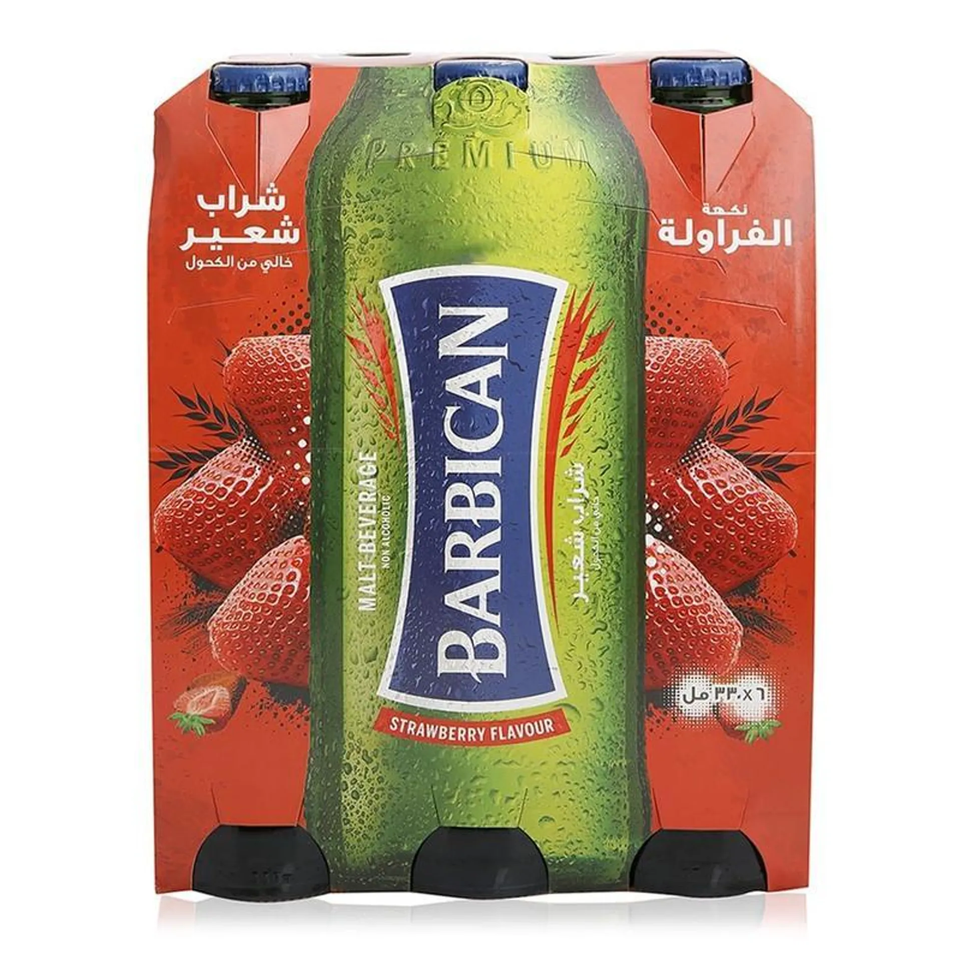 Barbican Strawberry Non-Alcoholic Malt Beverage 6x325ml